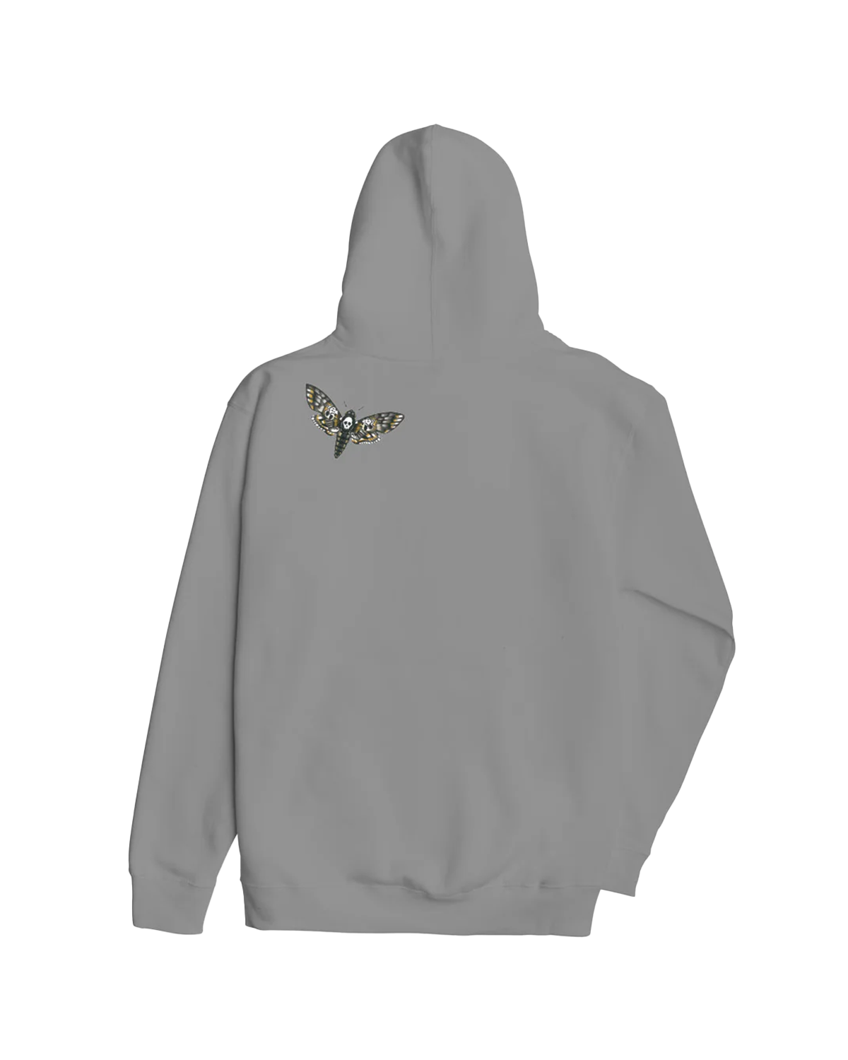 DEATH MOTH NEW OG PULLOVER HOOD (zoomed)