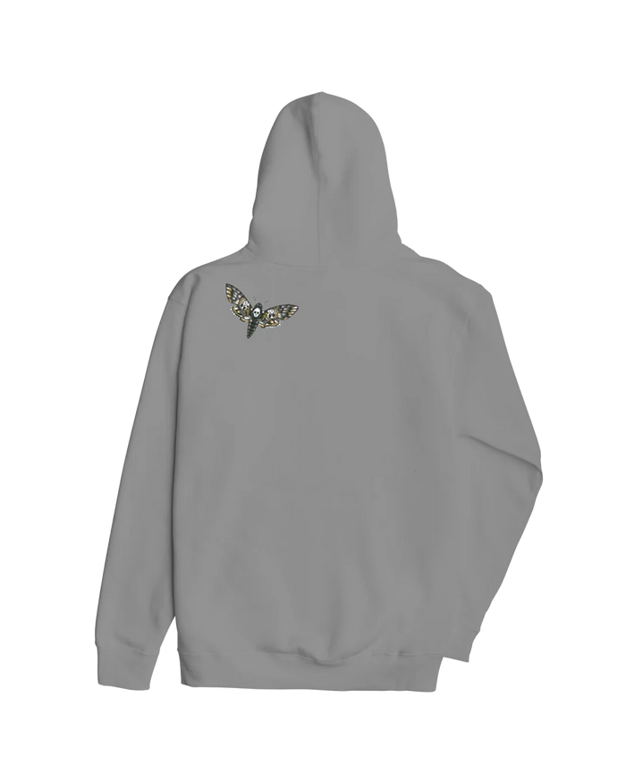 DEATH MOTH NEW OG PULLOVER HOOD