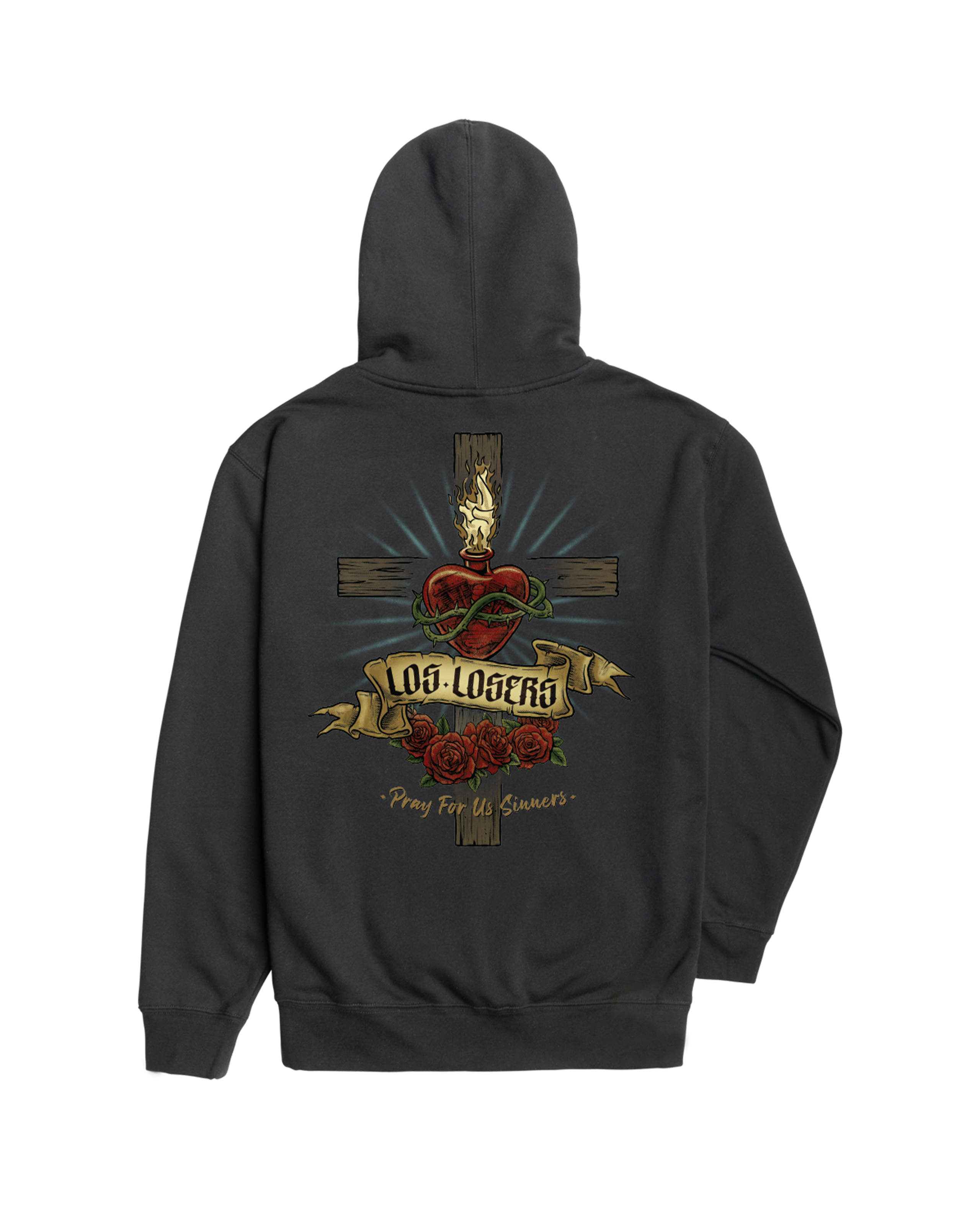 PURE HEART PULLOVER HOOD SWEATSHIRT (zoomed)