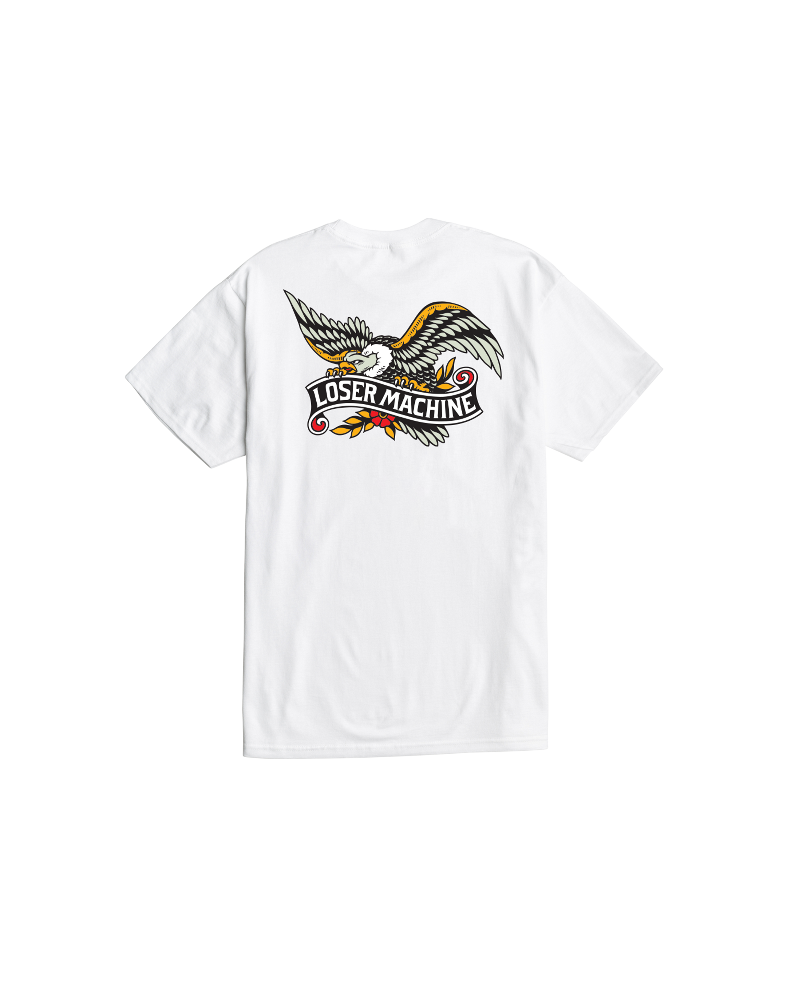 loser machine glory bound stock t-shirt white (zoomed)