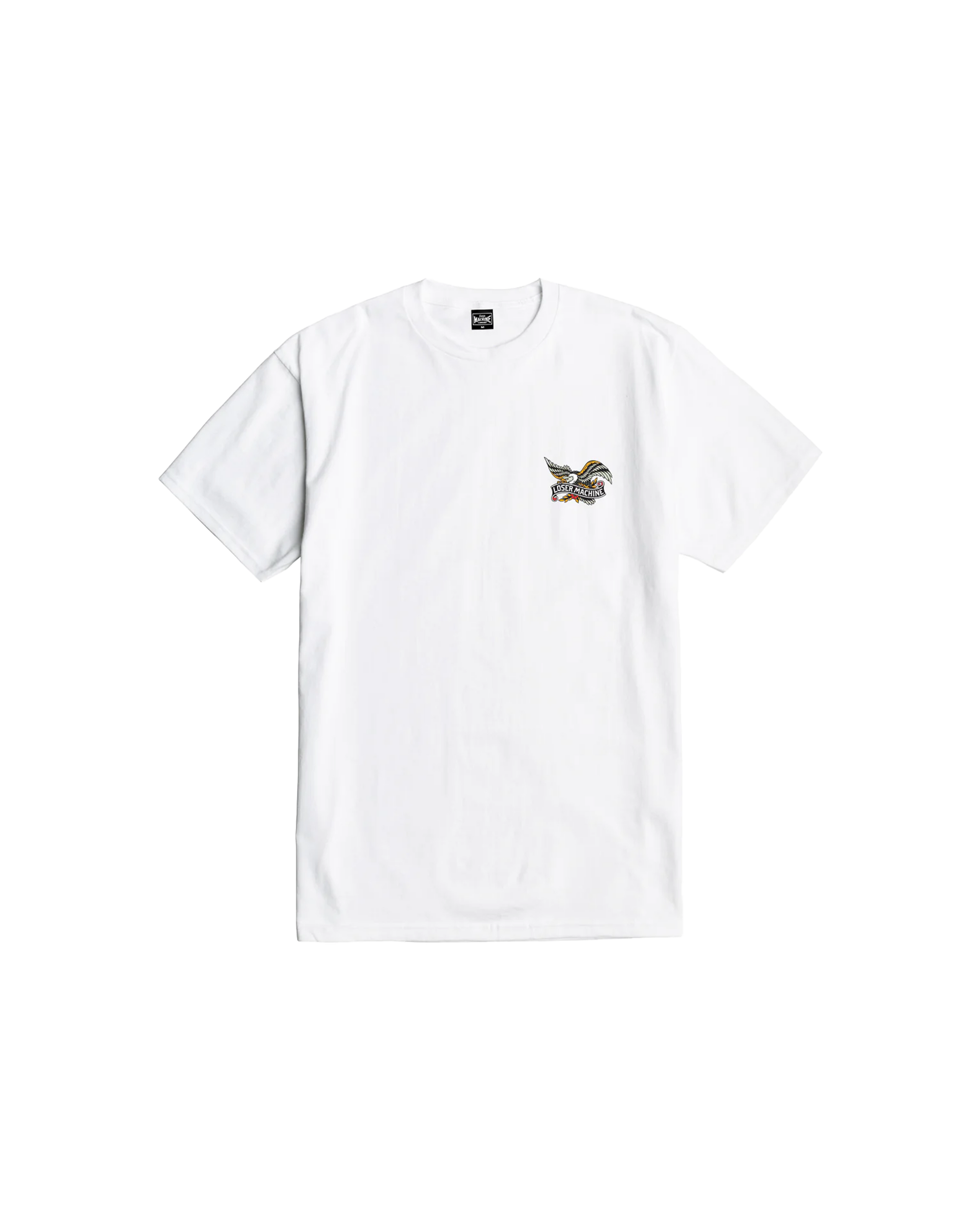 loser machine glory bound stock t-shirt white (zoomed)