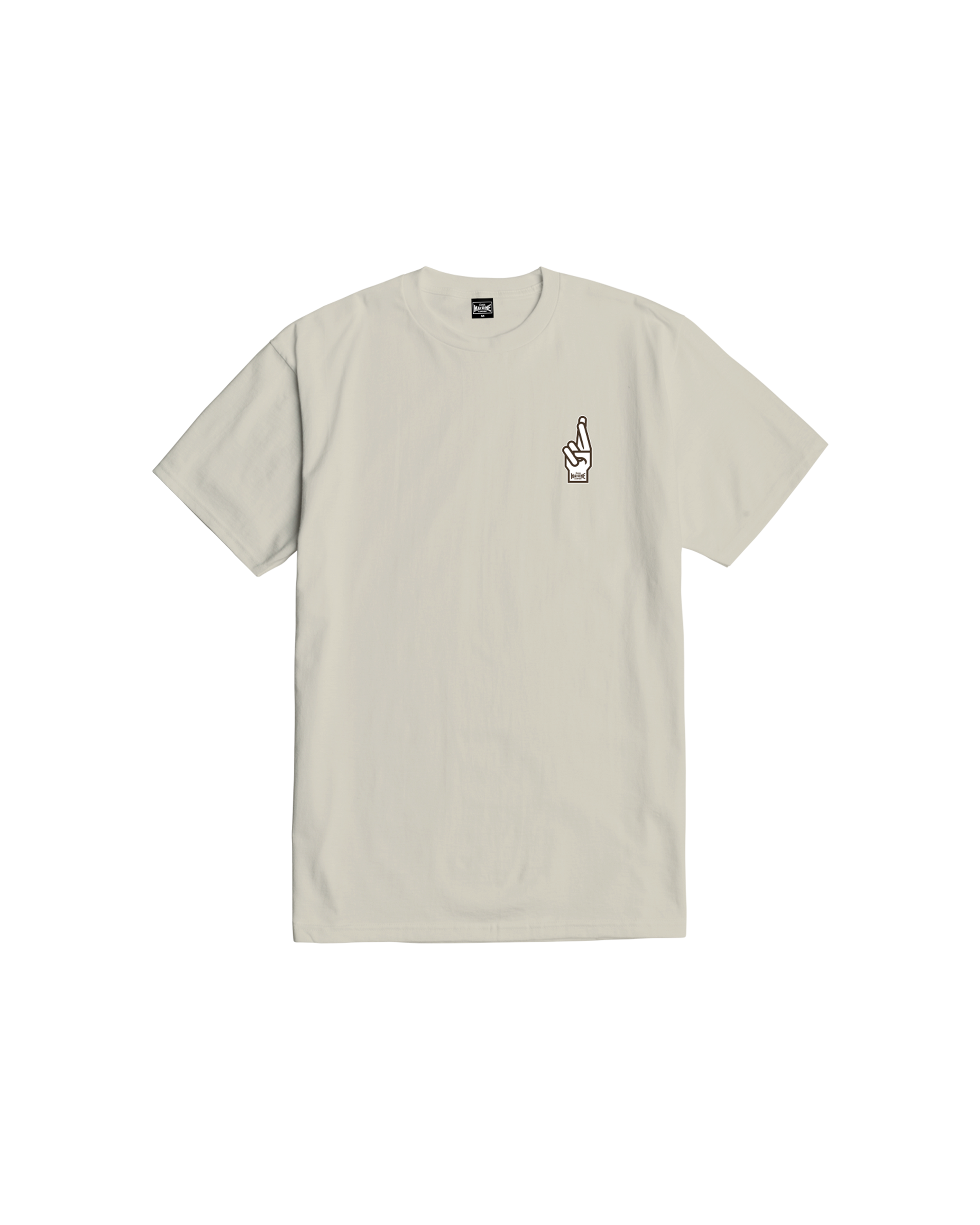 loser machine new og stock t-shirt cream (zoomed)