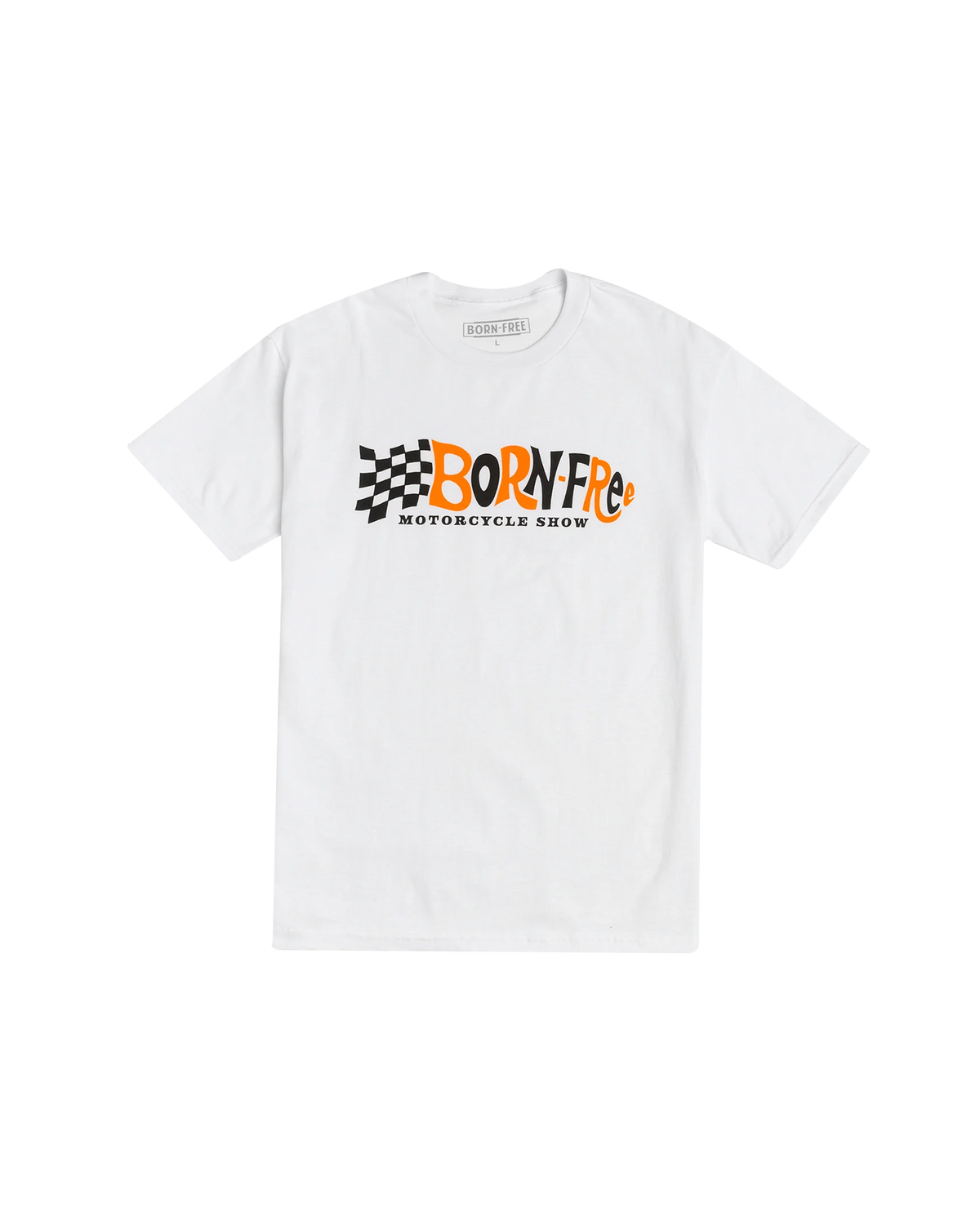 BORN FREE CHECKERED STOCK T-SHIRT