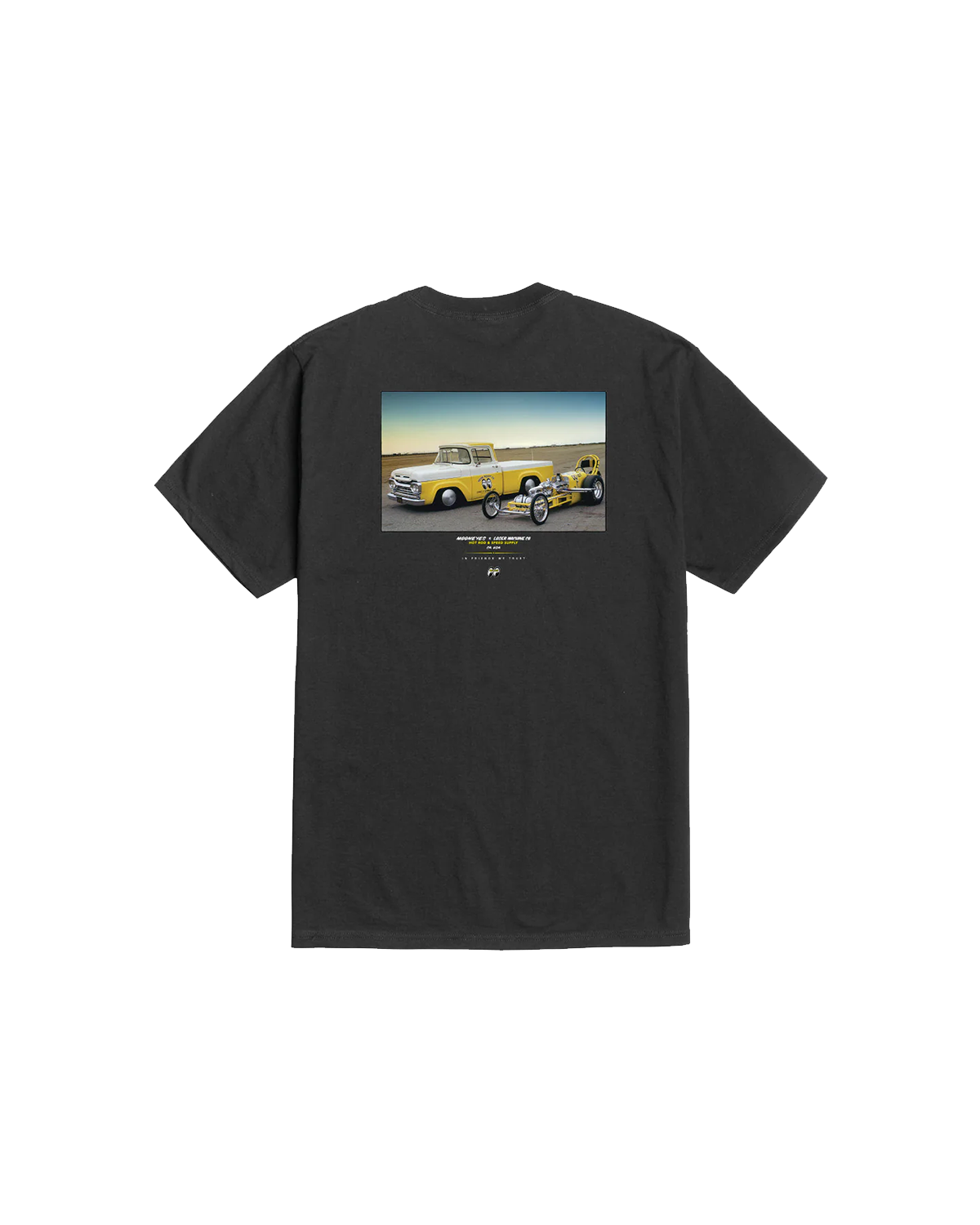 LMC X MOONEYES DOUBLE TROUBLE STOCK T-SHIRT