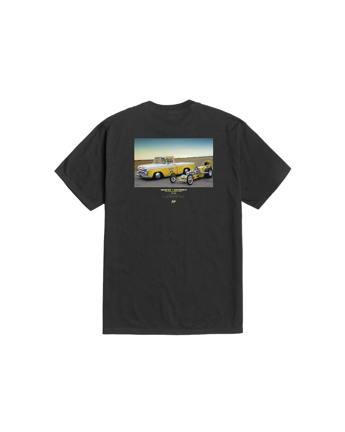 LMC X MOONEYES DOUBLE TROUBLE STOCK T-SHIRT