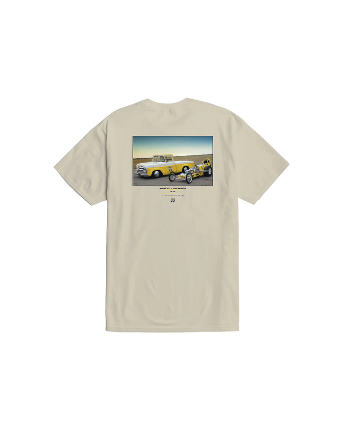 LMC X MOONEYES DOUBLE TROUBLE STOCK T-SHIRT