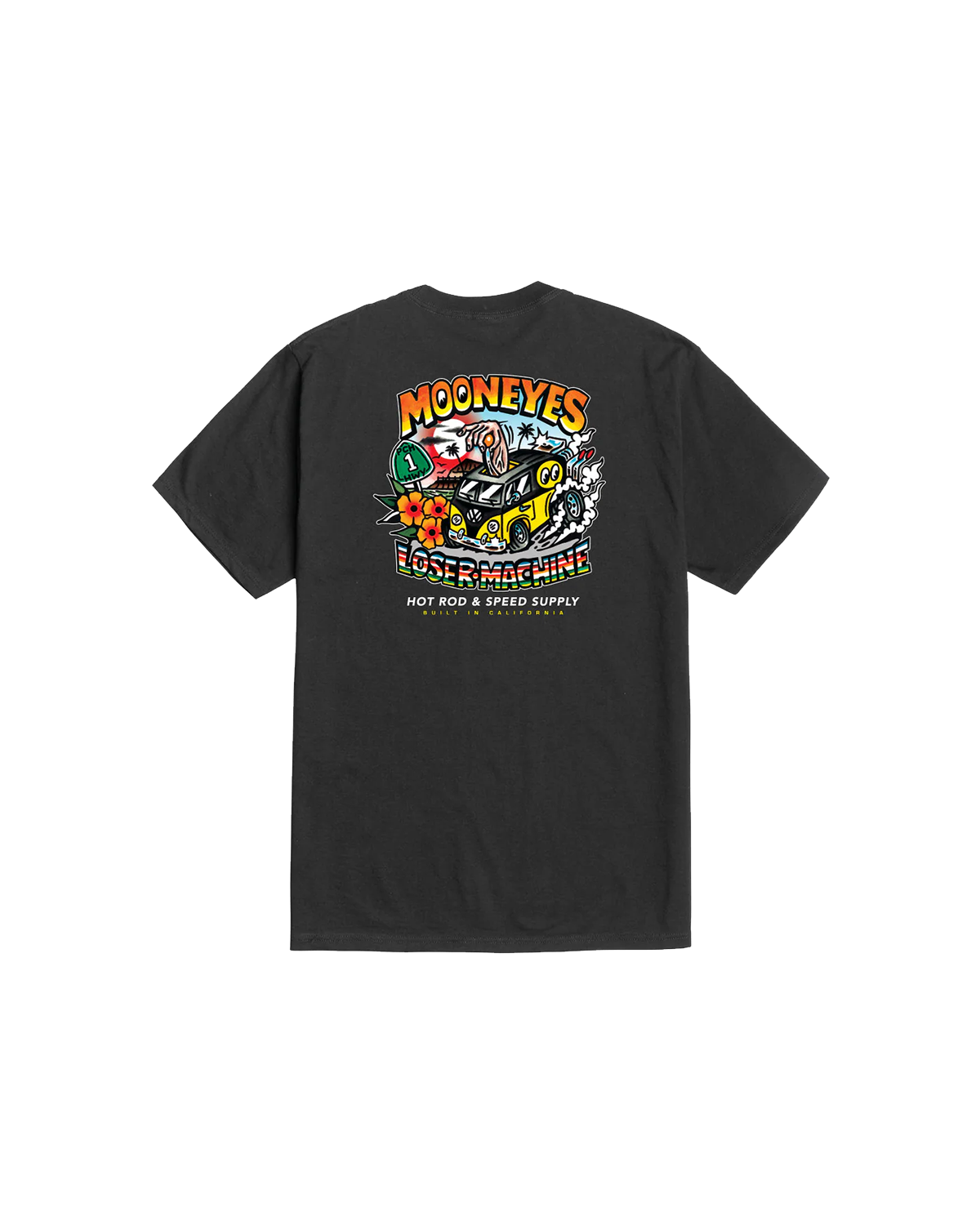 LMC X MOONEYES PACIFIC COAST HIGHWAY STOCK T-SHIRT