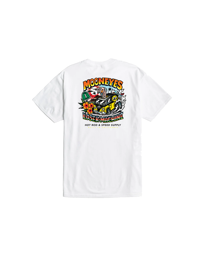 LMC X MOONEYES PACIFIC COAST HIGHWAY STOCK T-SHIRT