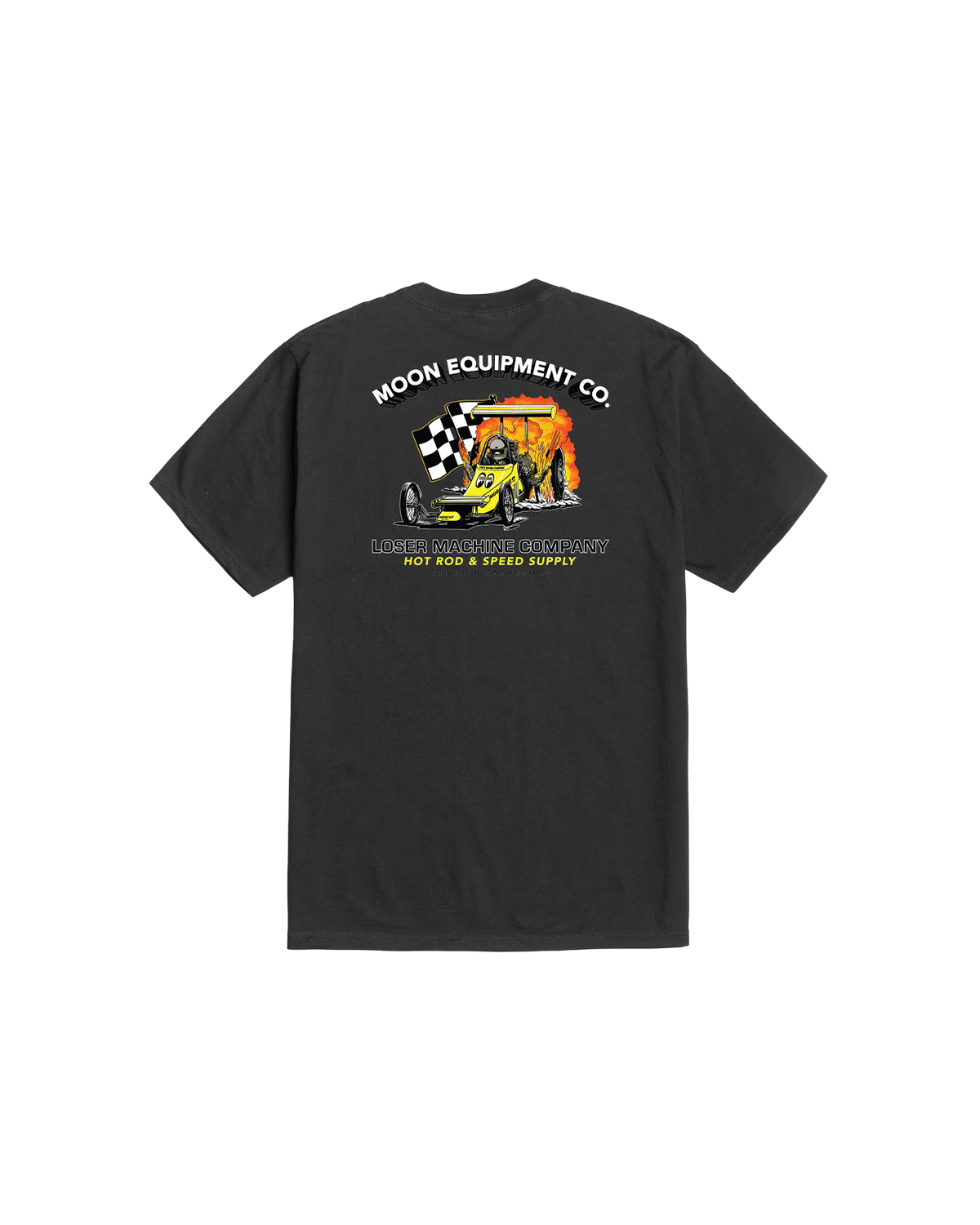 LMC X MOONEYES SMOKE EM STOCK T-SHIRT