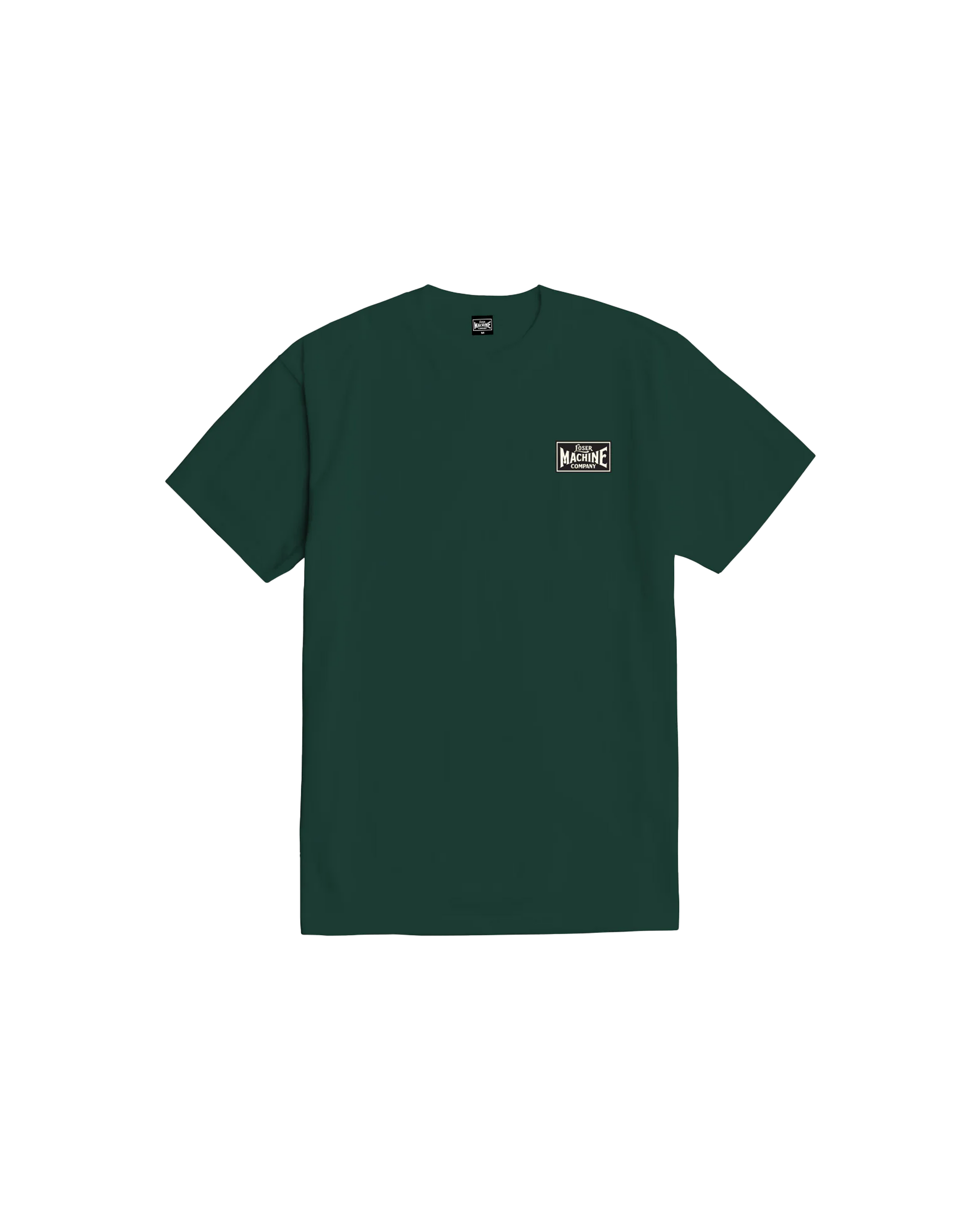 loser machine good luck fingers stock t-shirt forest cream