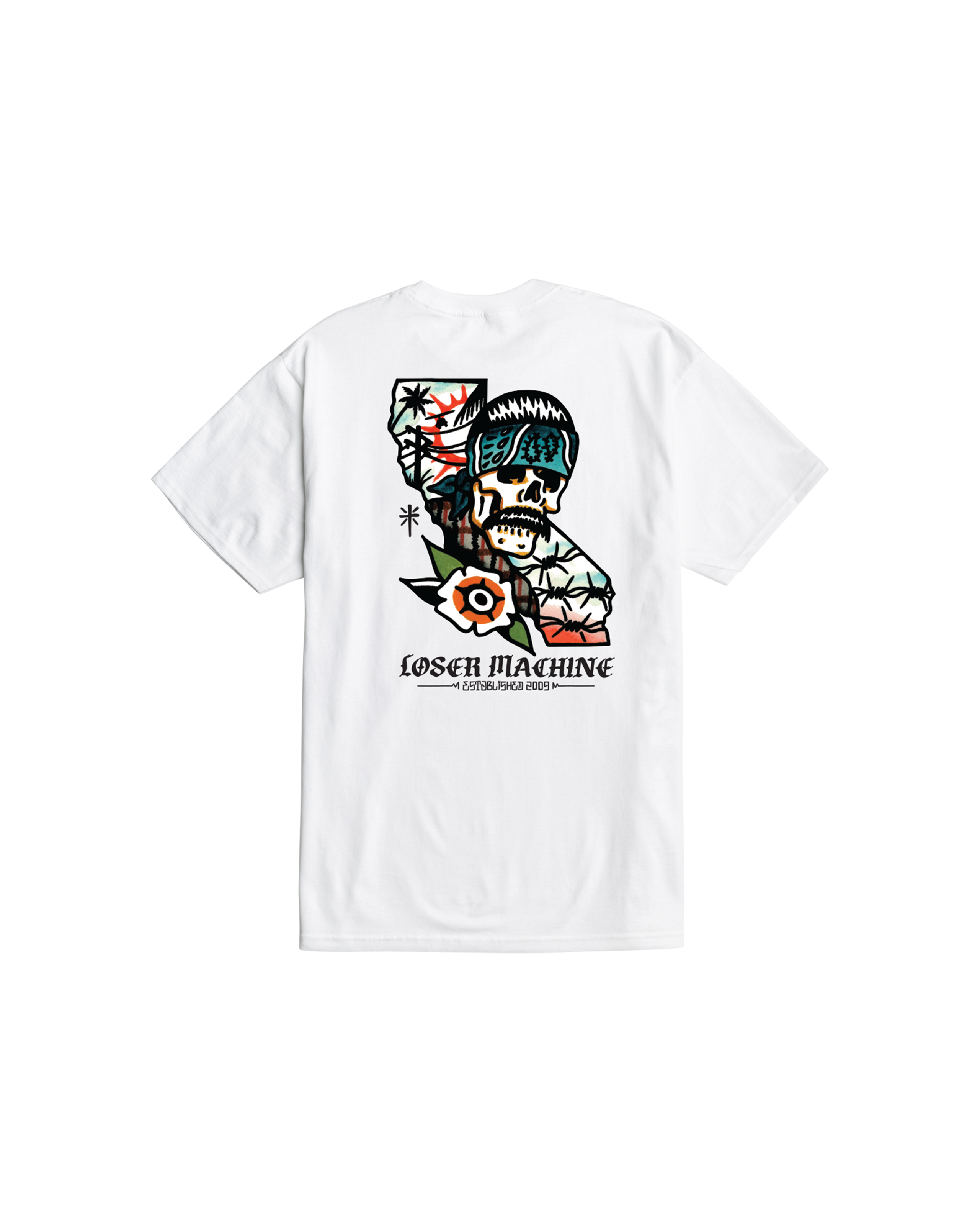 CALIFAS LOCOS STOCK T-SHIRT (zoomed)