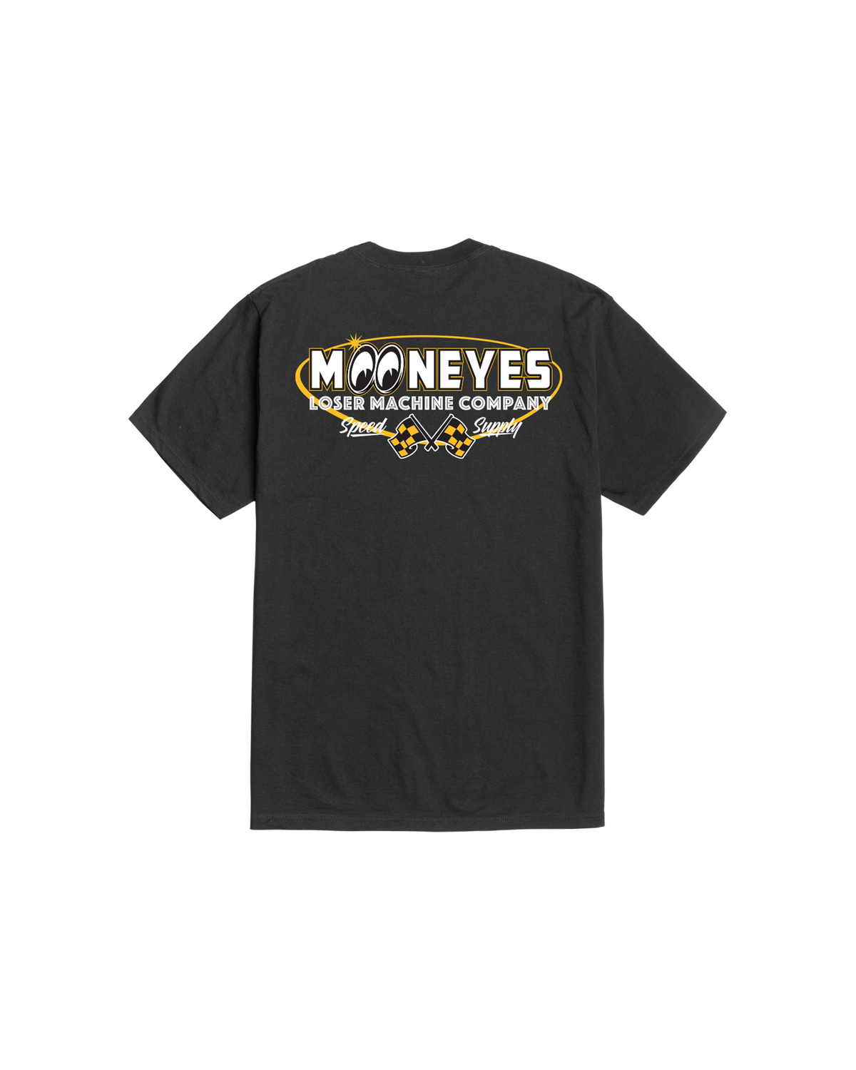 loser-machine-atomic-race-stock-t-shirt-black