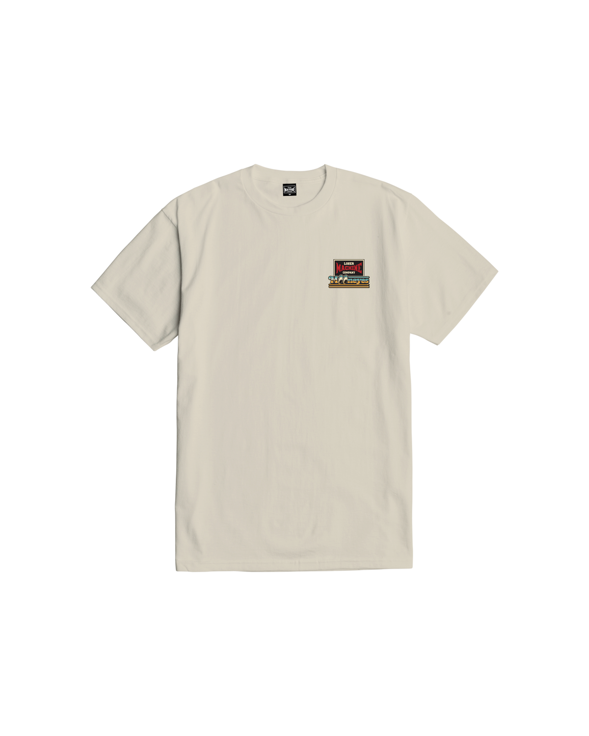 loser-machine-redline-stock-t-shirt-cream