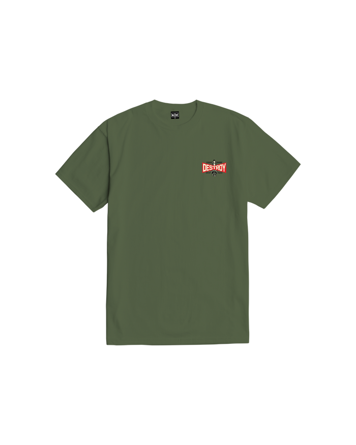 loser-machine-hot-spark-stock-t-shirt-desert-green - alternate view