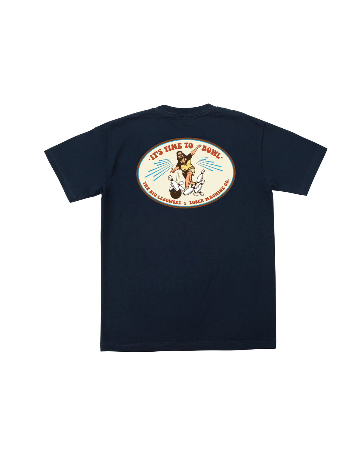 LMC X THE BIG LEBOWSKI THROWING ROCKS STOCK POCKET T-SHIRT