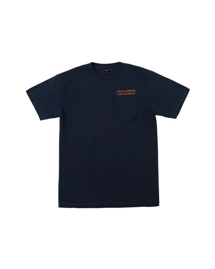 LMC X THE BIG LEBOWSKI THROWING ROCKS STOCK POCKET T-SHIRT