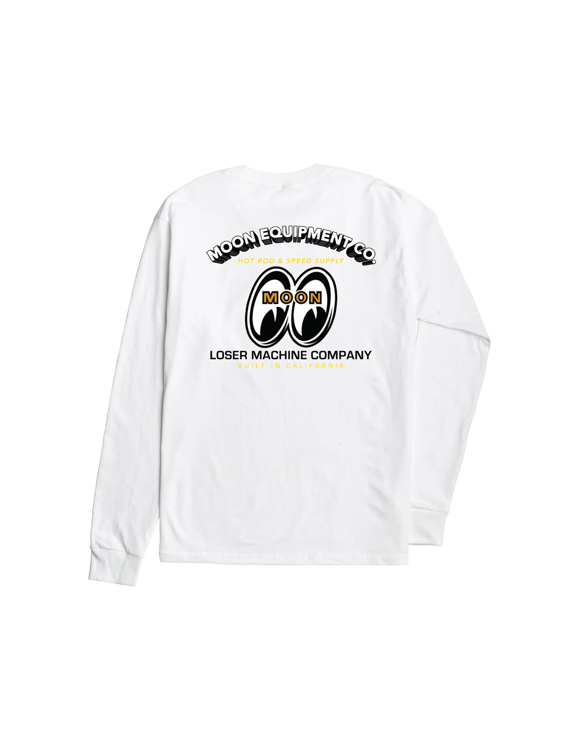 LMC X MOONEYES FRONT PAGE STOCK LS T-SHIRT