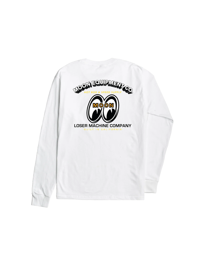 LMC X MOONEYES FRONT PAGE STOCK LS T-SHIRT