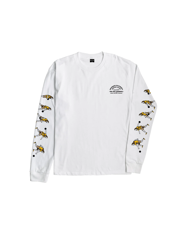 LMC X THE BIG LEBOWSKI OVER THE LINE STOCK LS T-SHIRT