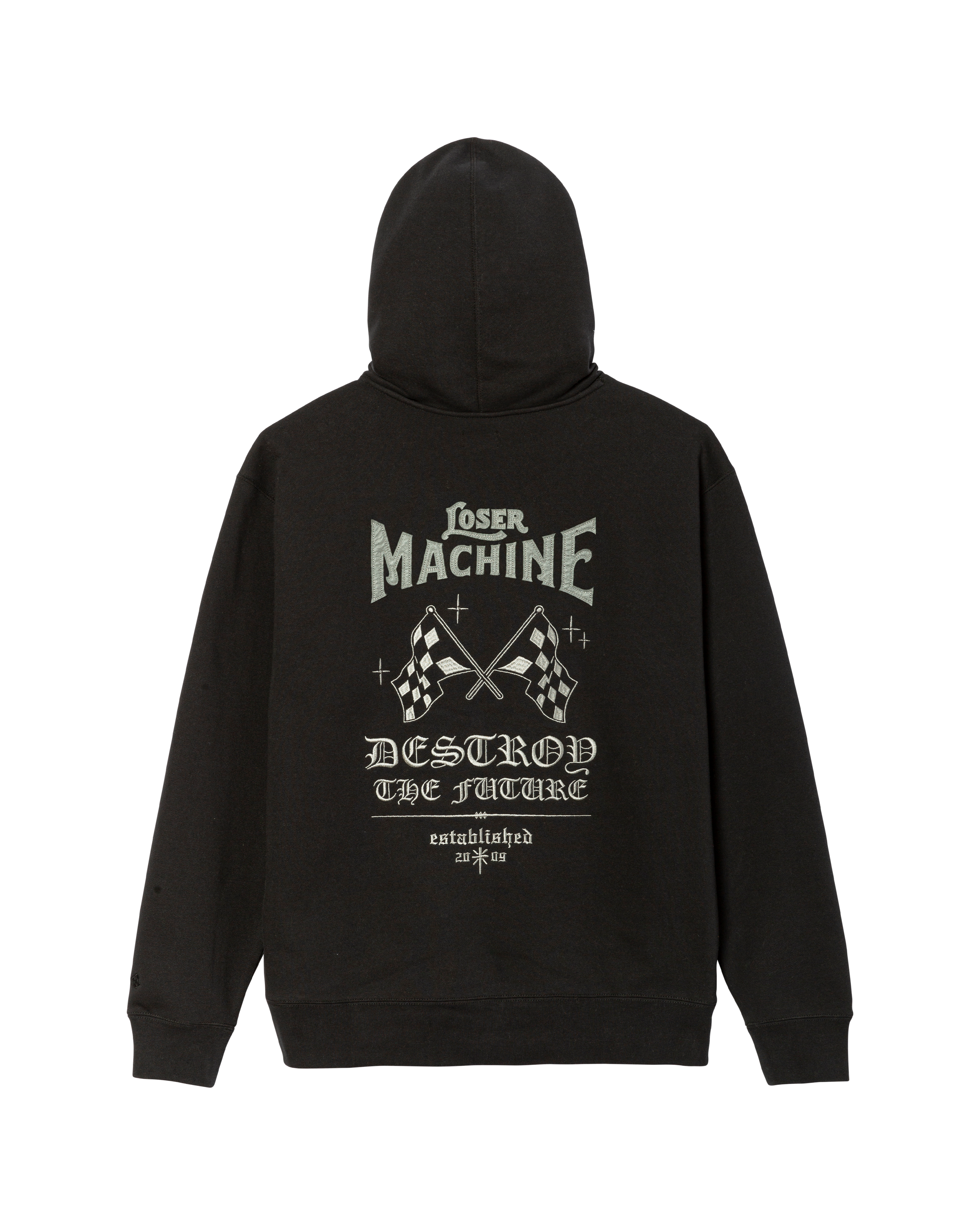 BARBED HOODED SWEATSHIRT (zoomed)