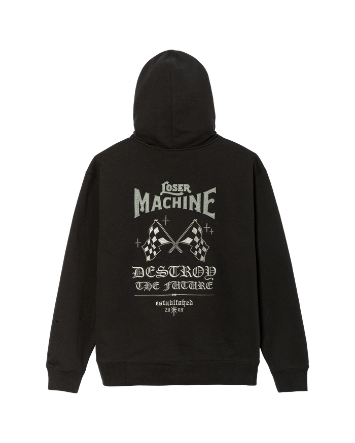 BARBED HOODED SWEATSHIRT