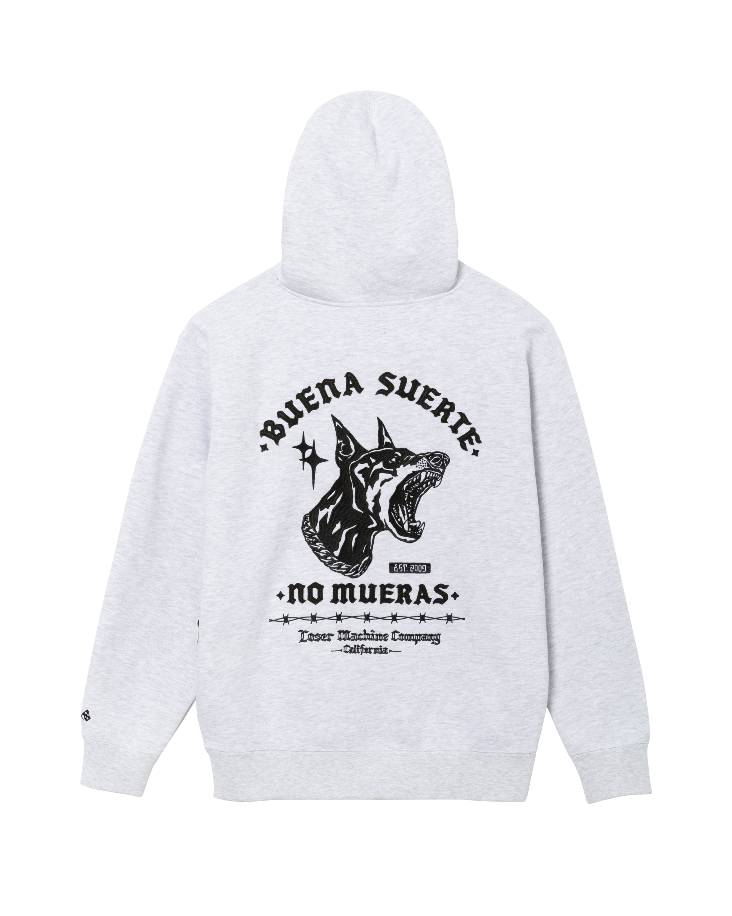 NO MUERAS HOODED SWEATSHIRT (zoomed)