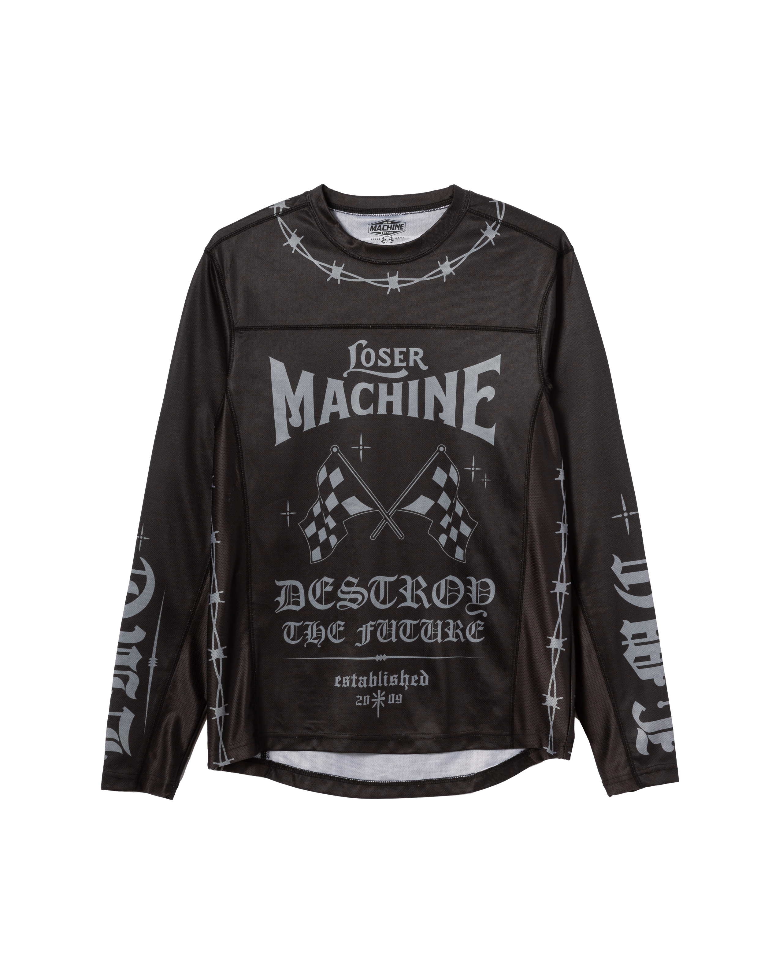loser machine chaos jersey black (zoomed)