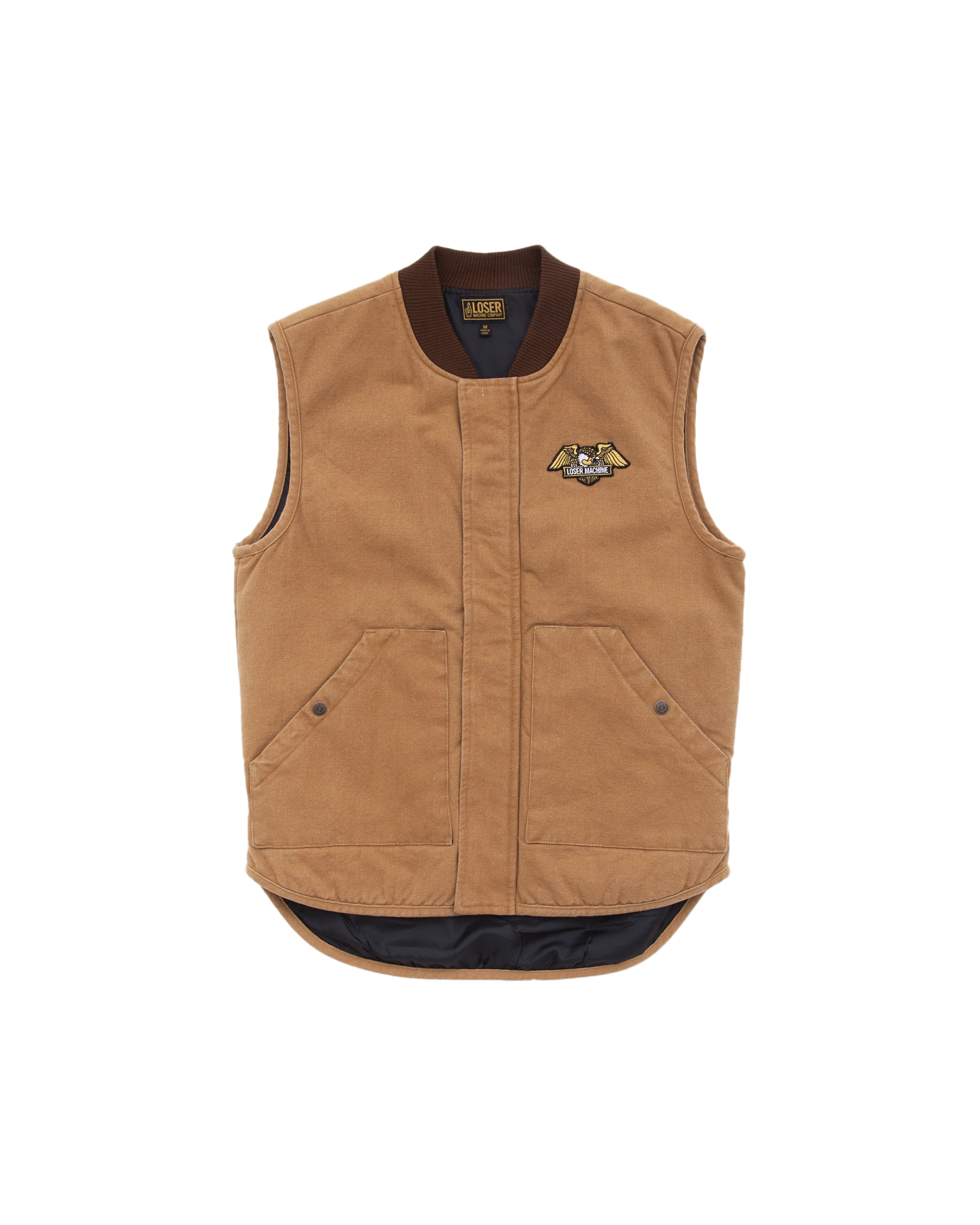 loser machine condor ii vest caramel (zoomed)