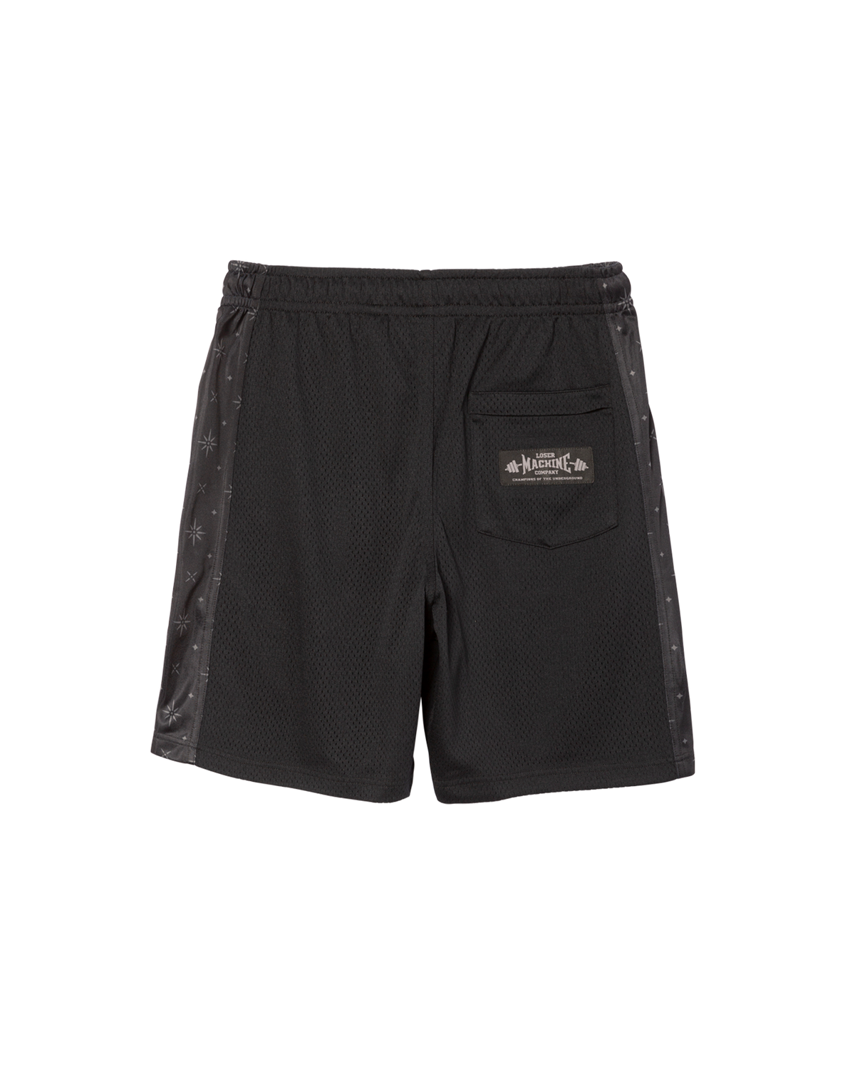 loser machine too hard short black