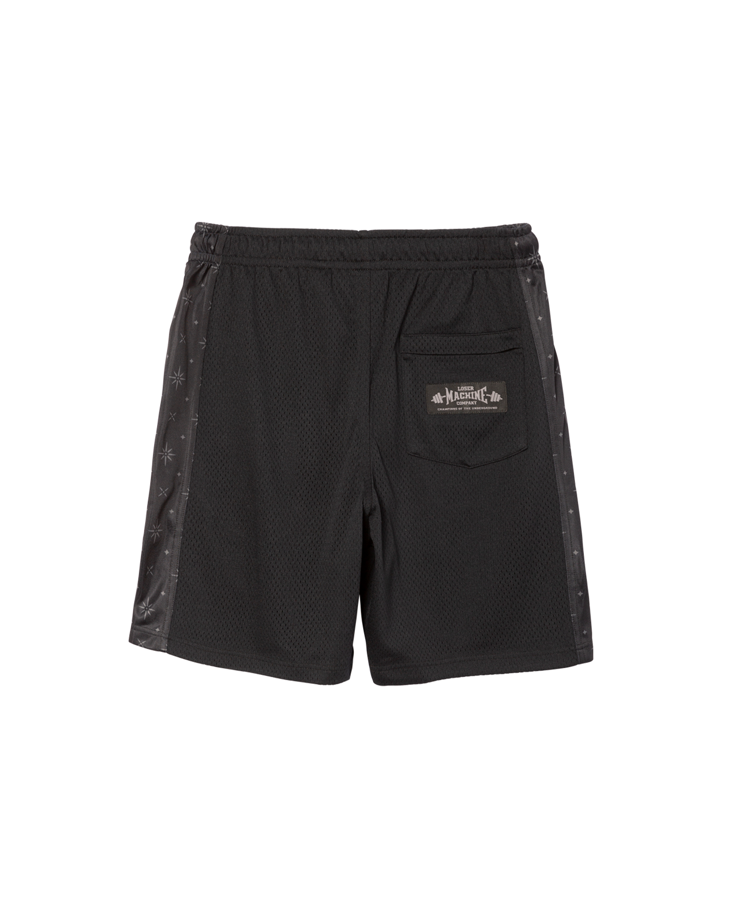 loser machine too hard short black