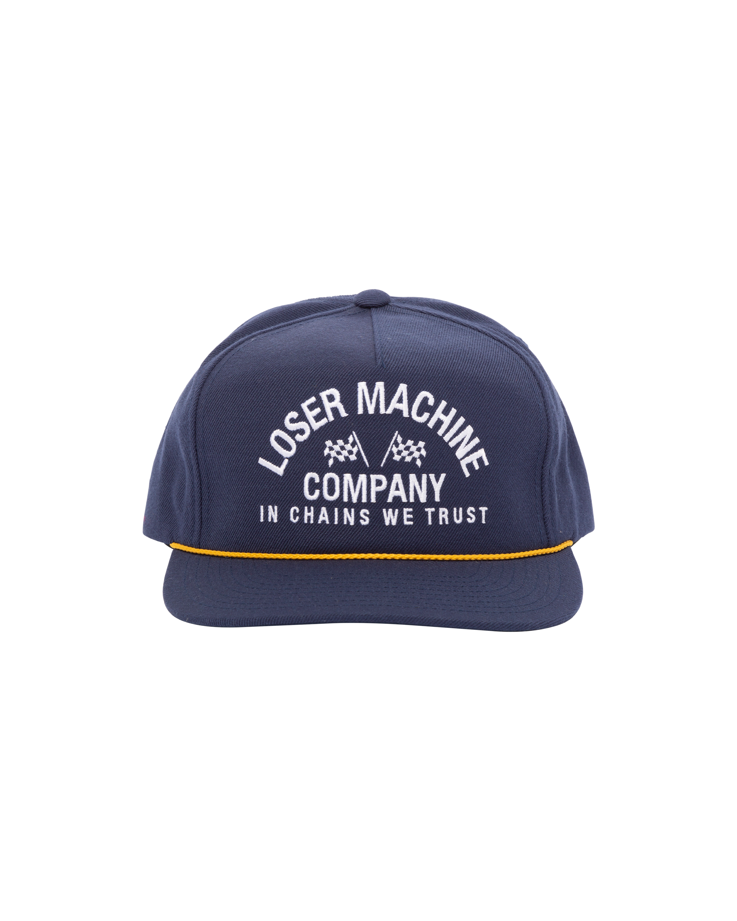 loser machine raceway redux hat navy (zoomed)