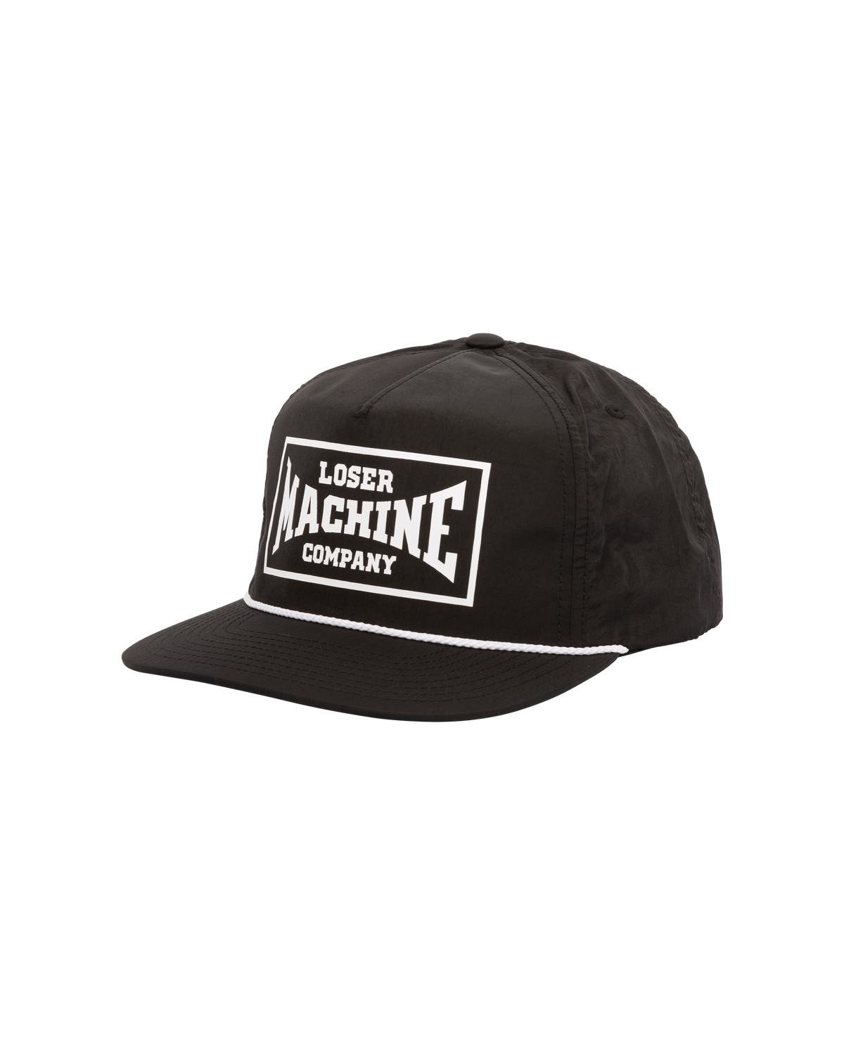 loser machine too hard hat black