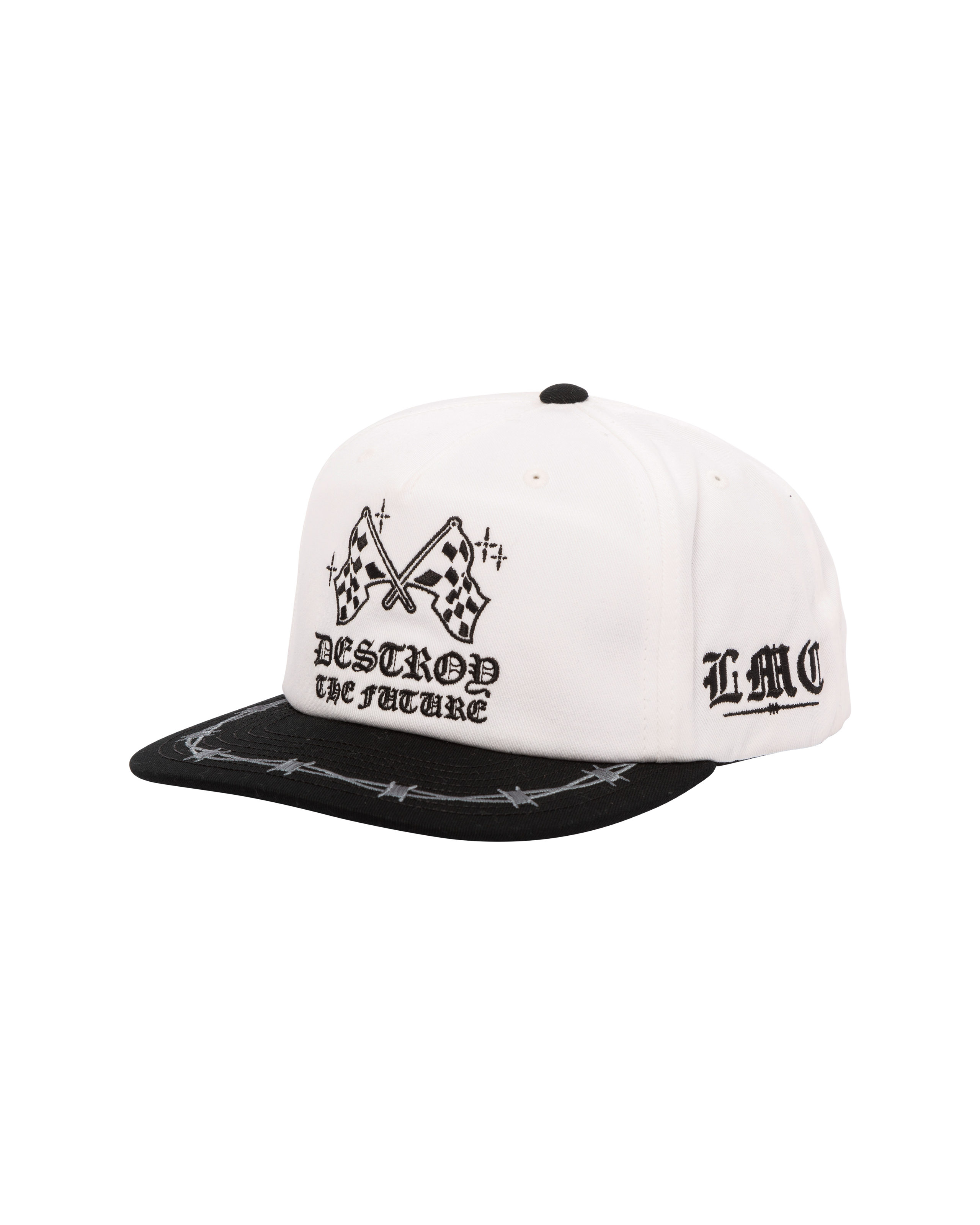 loser machine blitz hat white black (zoomed)