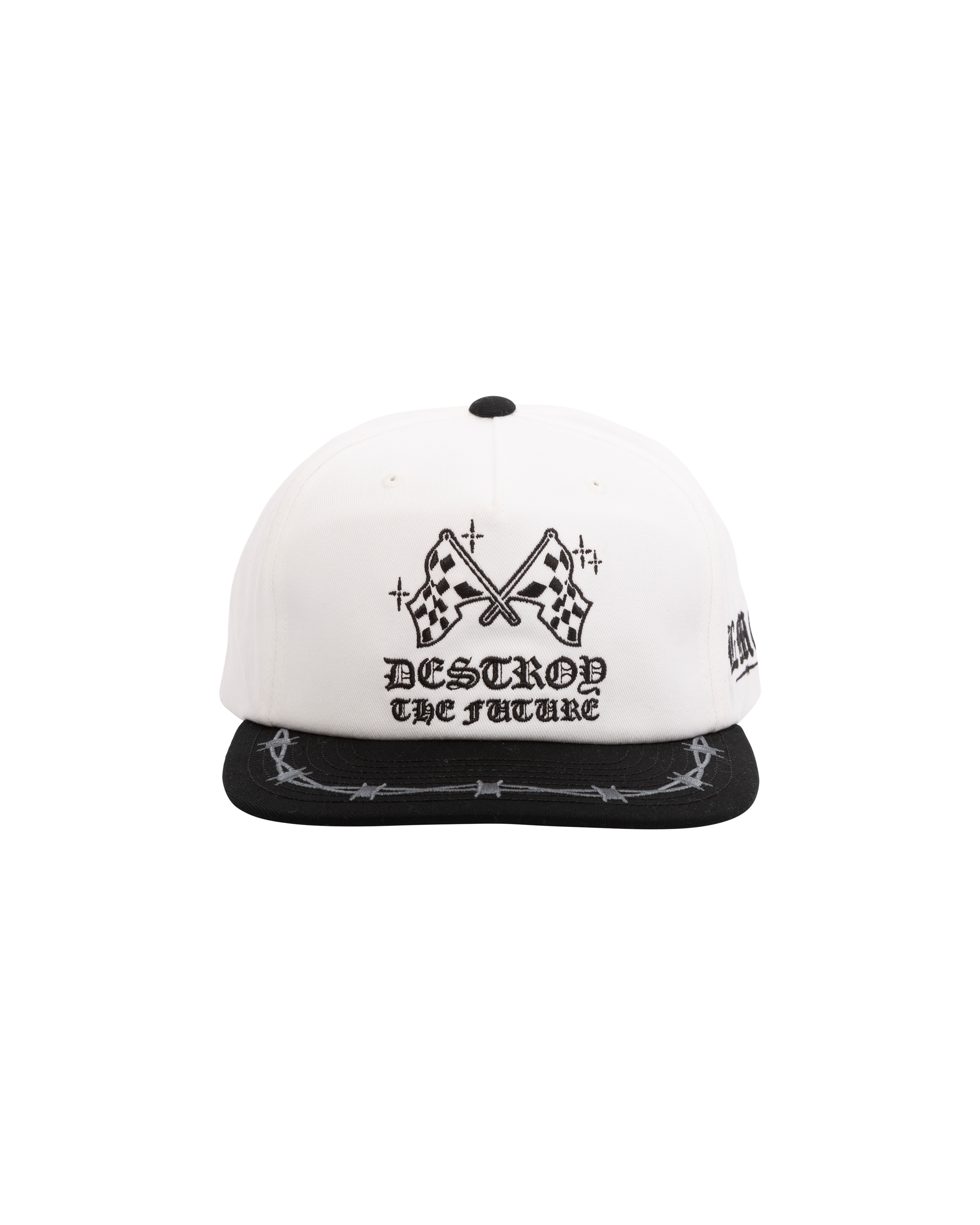 loser machine blitz hat white black (zoomed)