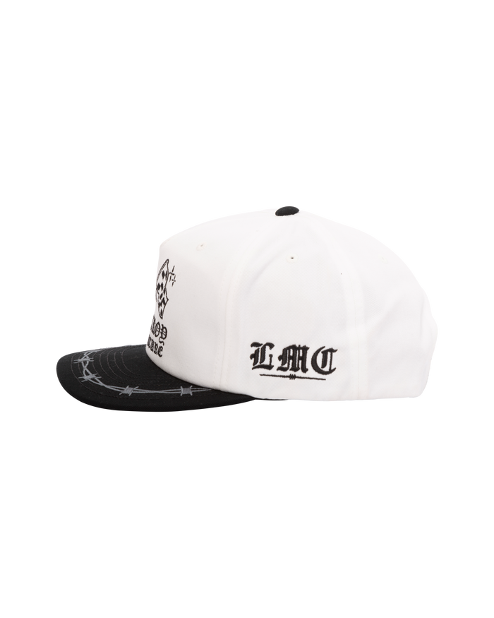 loser machine blitz hat white black