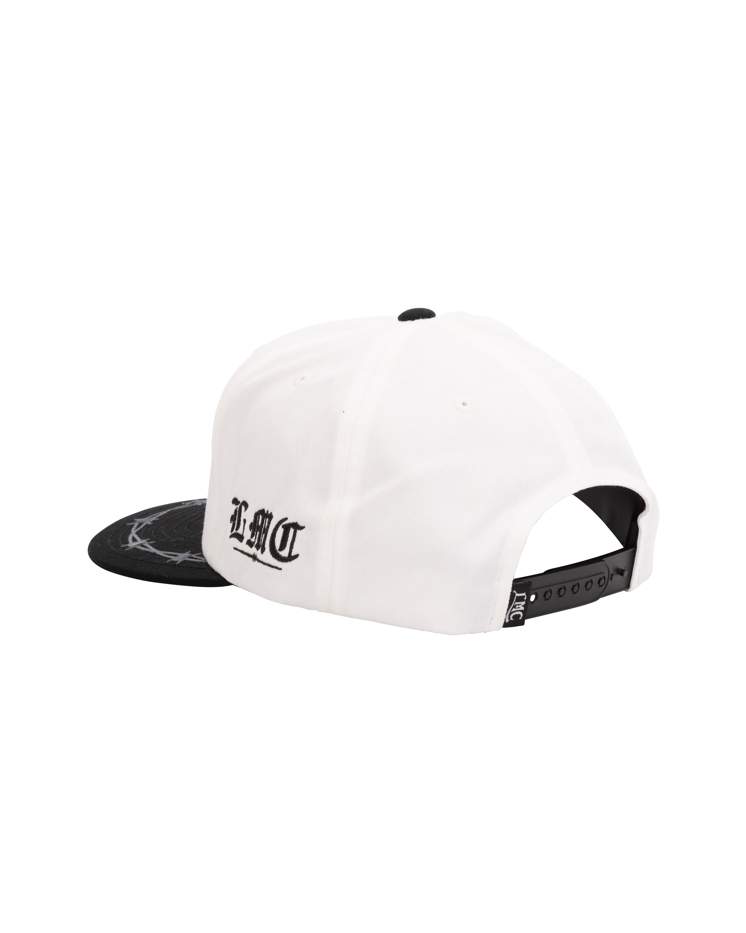 loser machine blitz hat white black (zoomed)