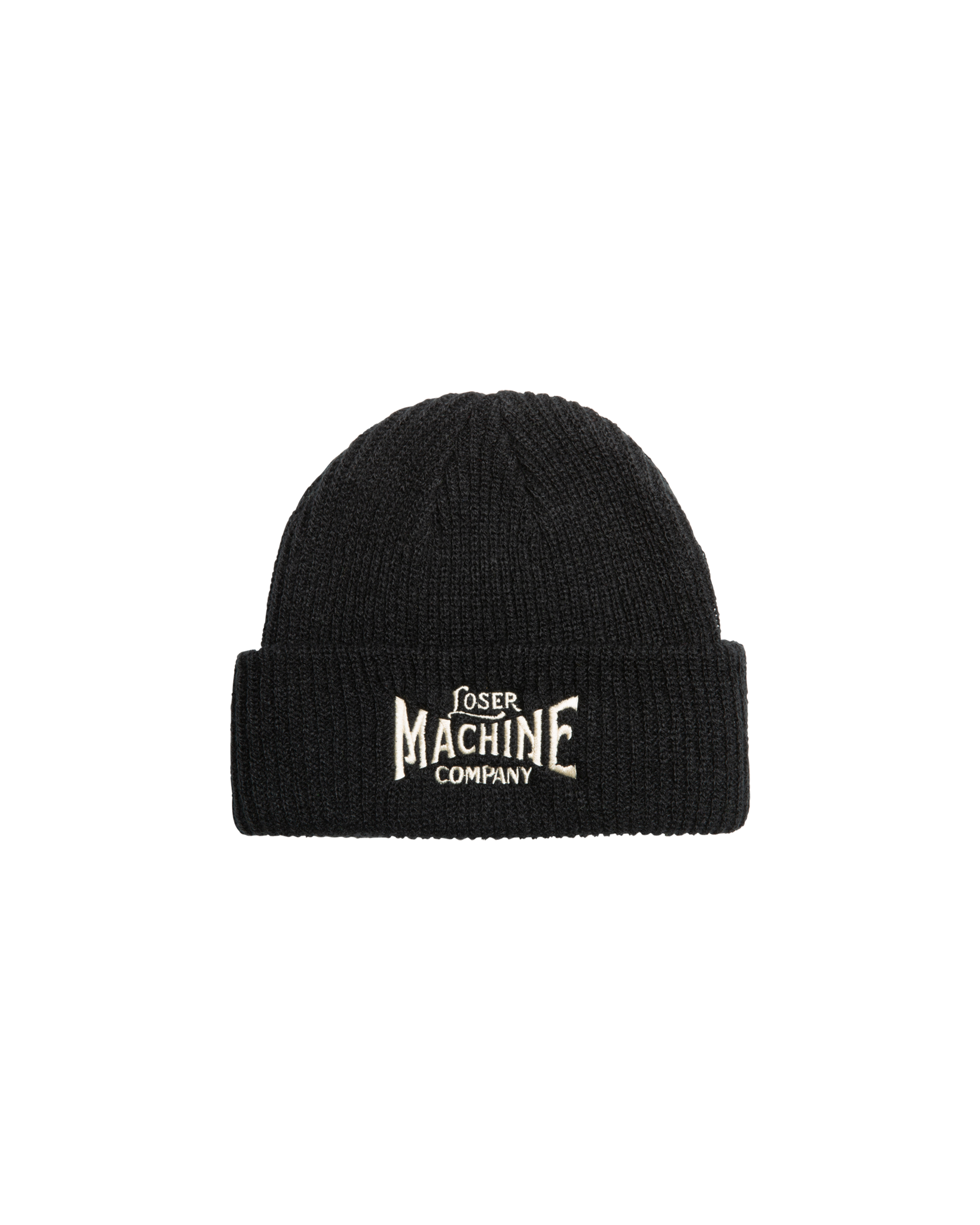 loser machine og beanie beanie black (zoomed)
