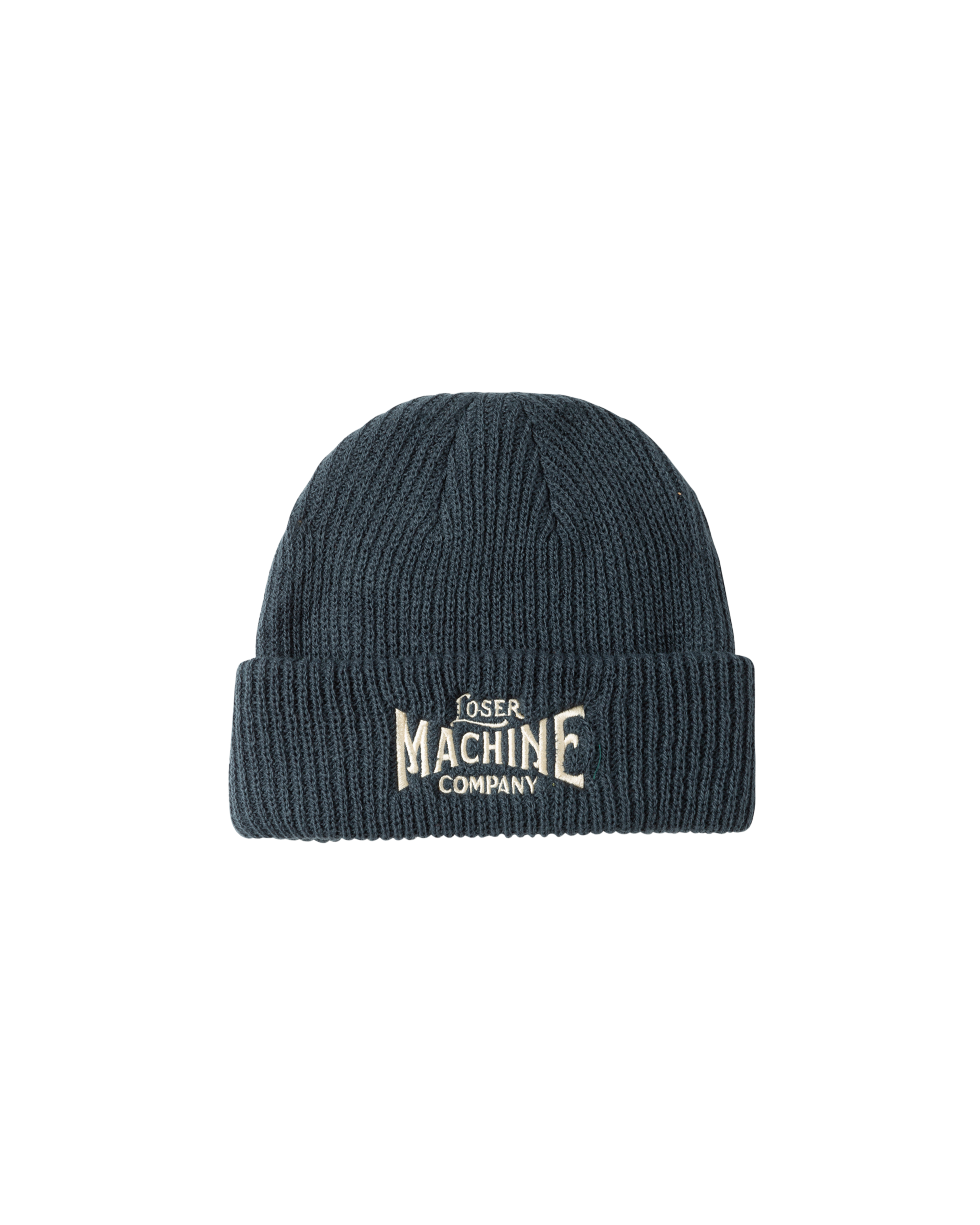 loser machine og beanie beanie navy (zoomed)