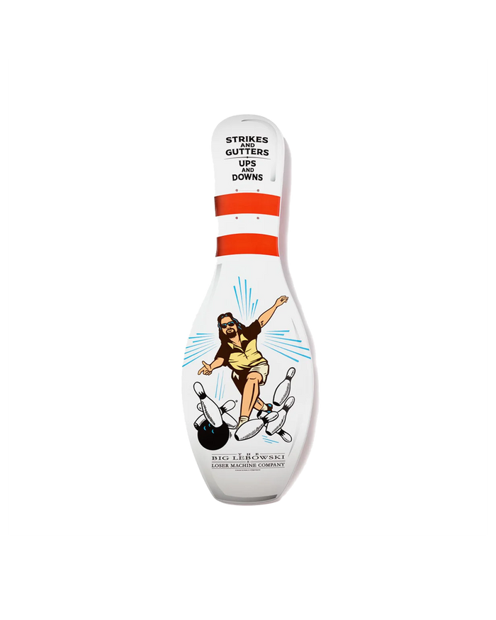 LMC X THE BIG LEBOWSKI THROWING ROCKS SKATE DECK