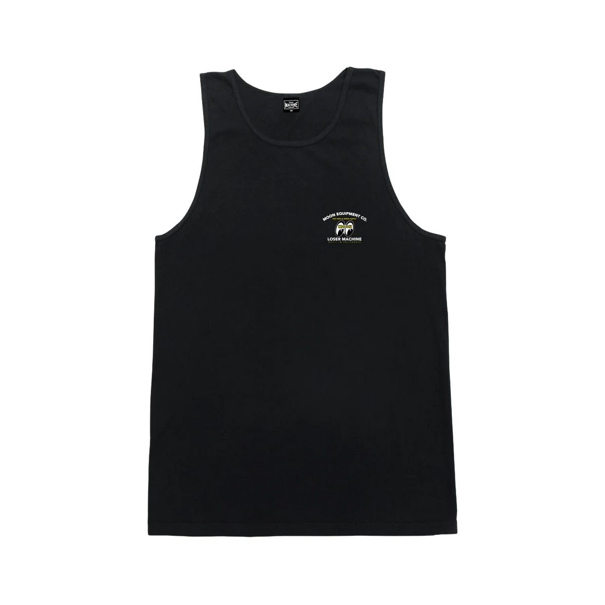 color: BLACK ~ alt: LMC X MOONEYES PACIFIC COAST HIGHWAY STOCK TANK TOP