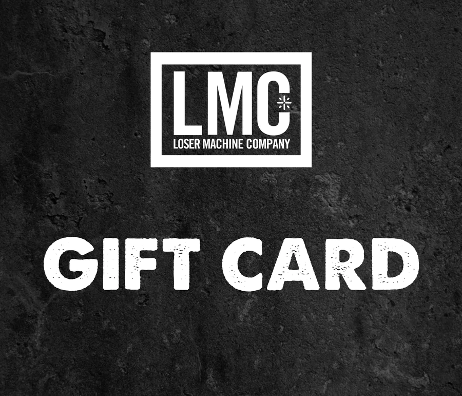 color: black ~ alt: Loser Machine Gift Card