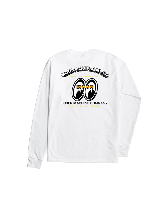 LMC X MOONEYES FRONT PAGE STOCK LS T-SHIRT