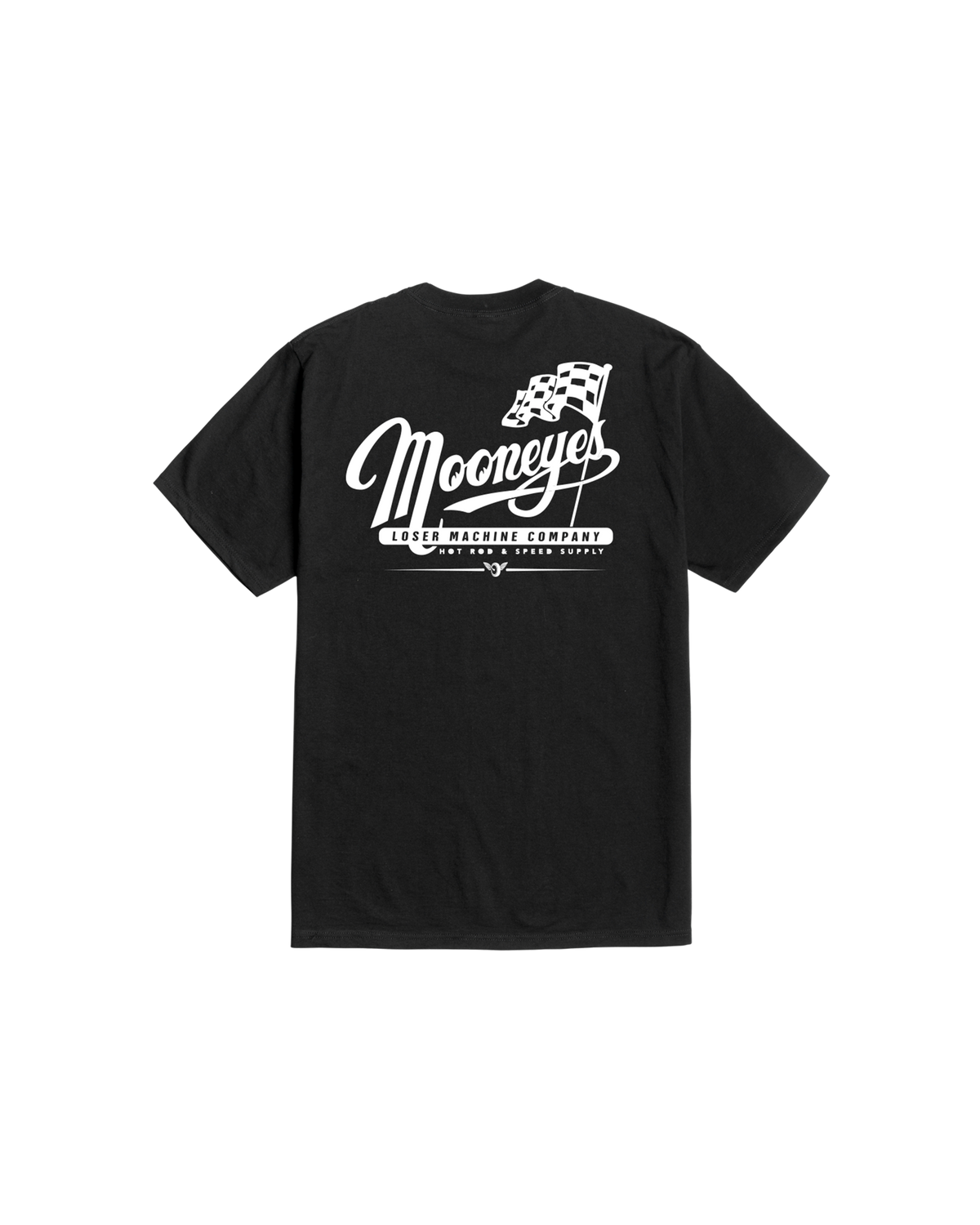 LMC X MOONEYES PARTNERSHIP STOCK T-SHIRT (zoomed)