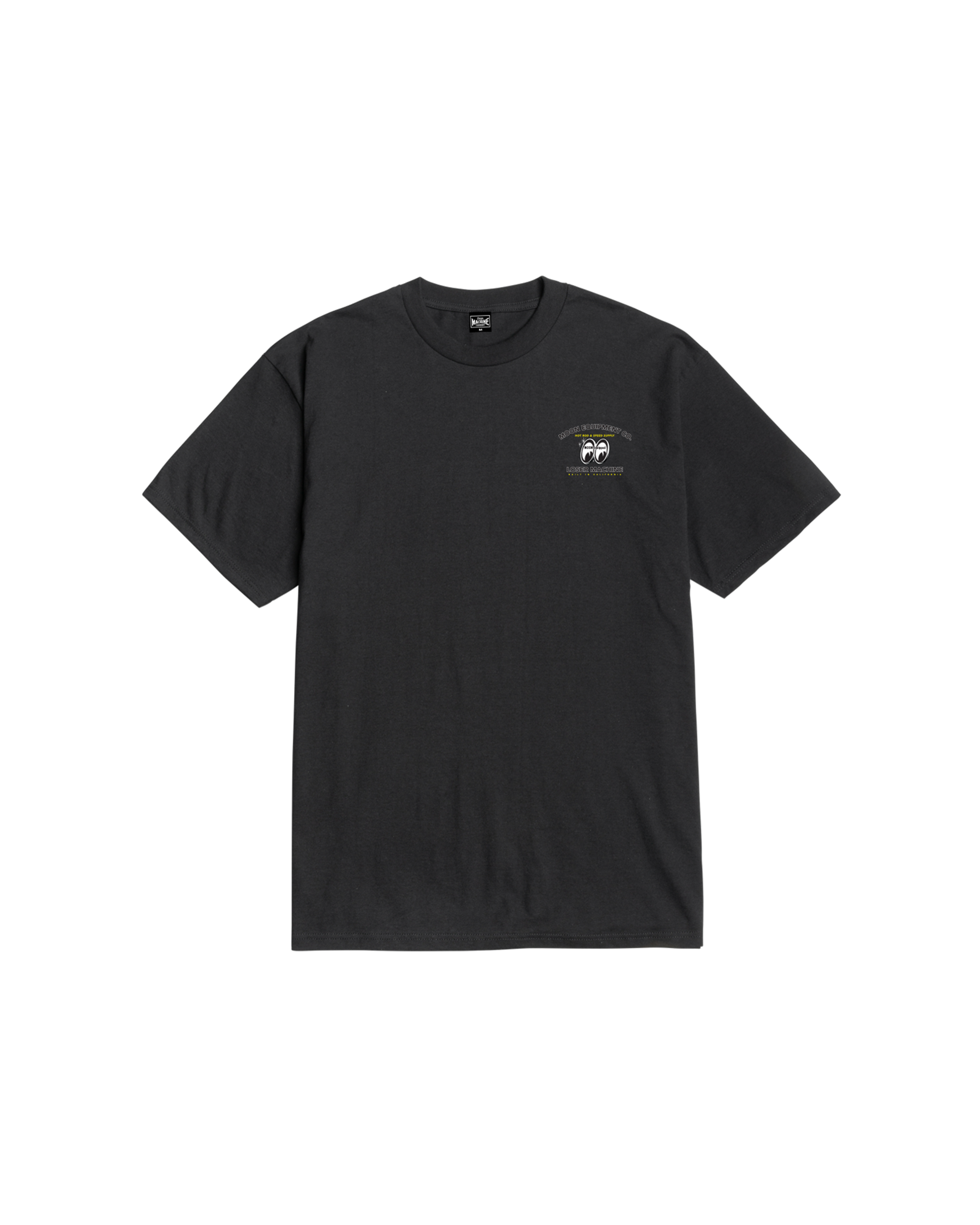 LMC X MOONEYES WORKBENCH STOCK T-SHIRT (zoomed)