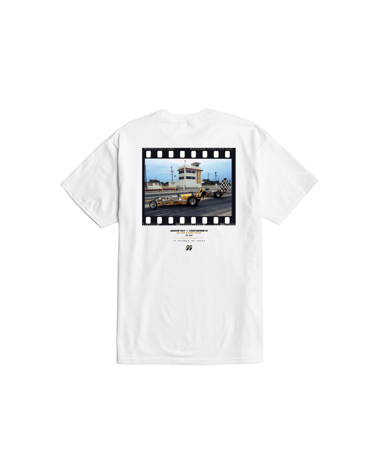 LMC X MOONEYES POMONA STOCK T-SHIRT