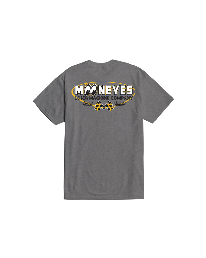 LMC X MOONEYES ATOMIC RACE STOCK T-SHIRT