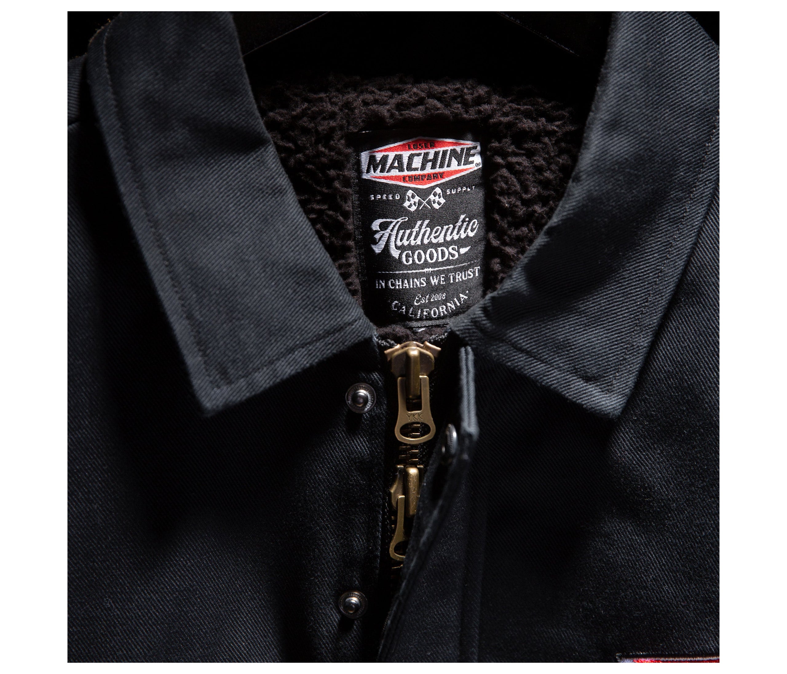 color: Black ~ alt: Armor Jacket (zoomed)