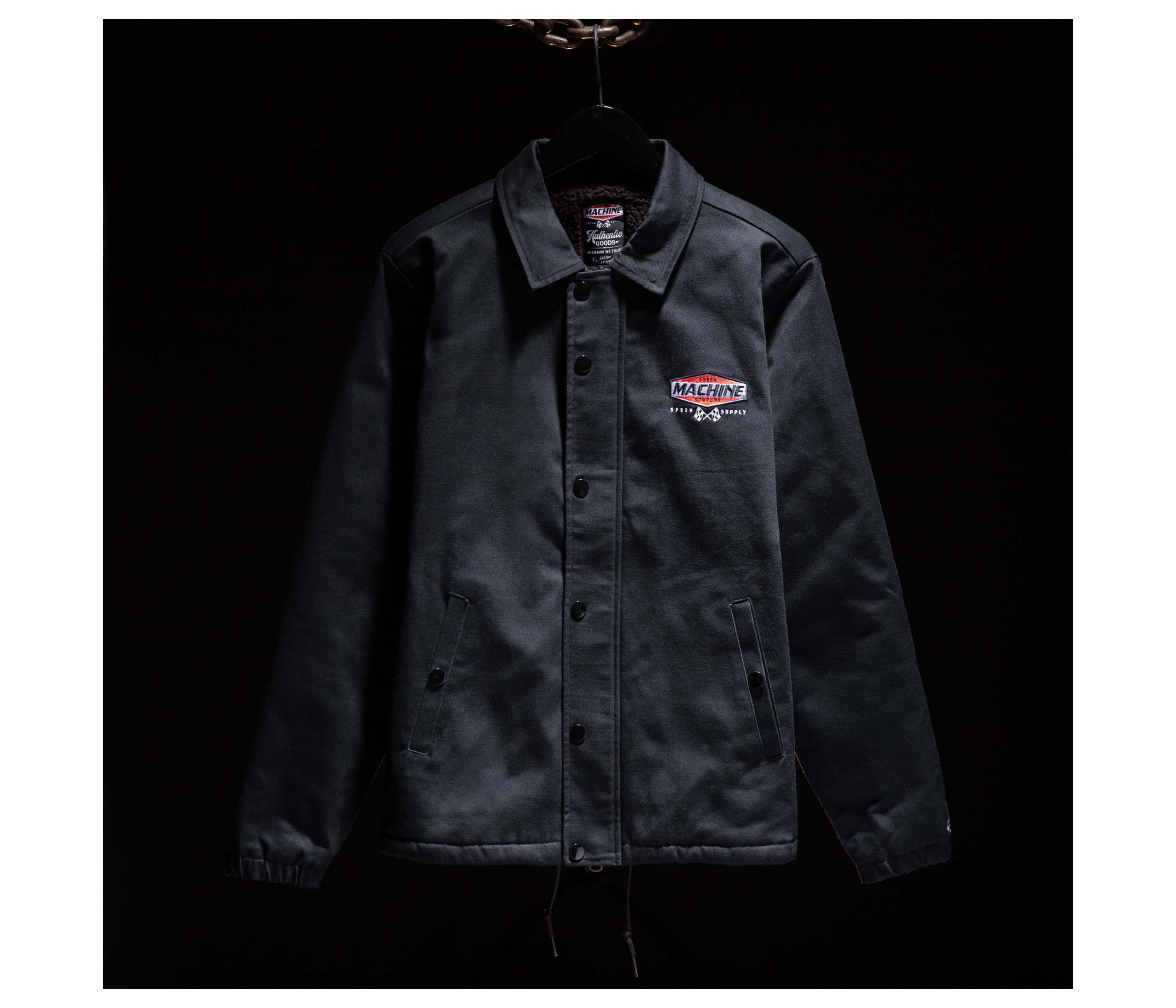 color: Black ~ alt: Armor Jacket (zoomed)