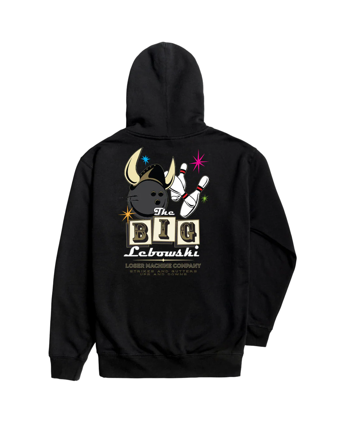 LMC X THE BIG LEBOWSKI STRIKES AND GUTTERS PULLOVER HOOD
