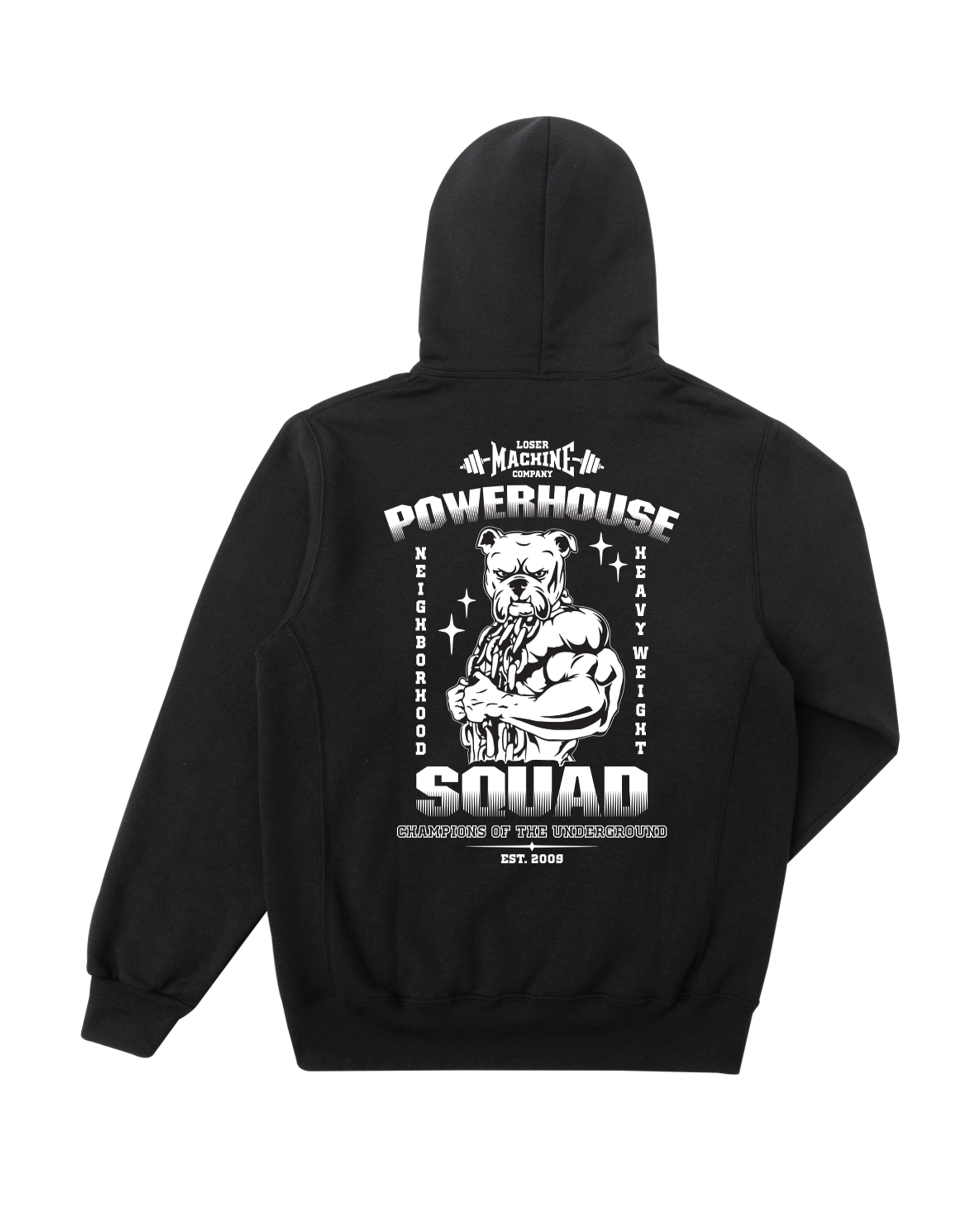 POWERHOUSE HOODED SWEATSHIRT (zoomed)